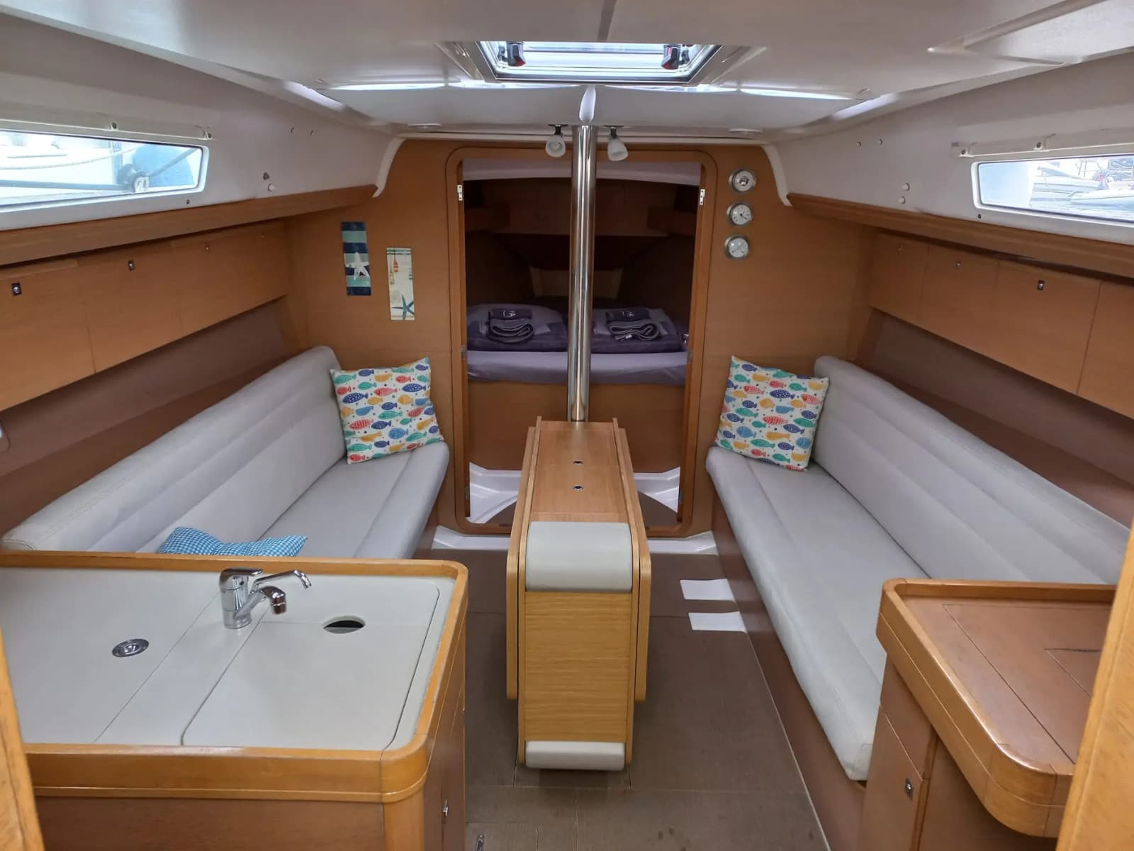 Boat interior