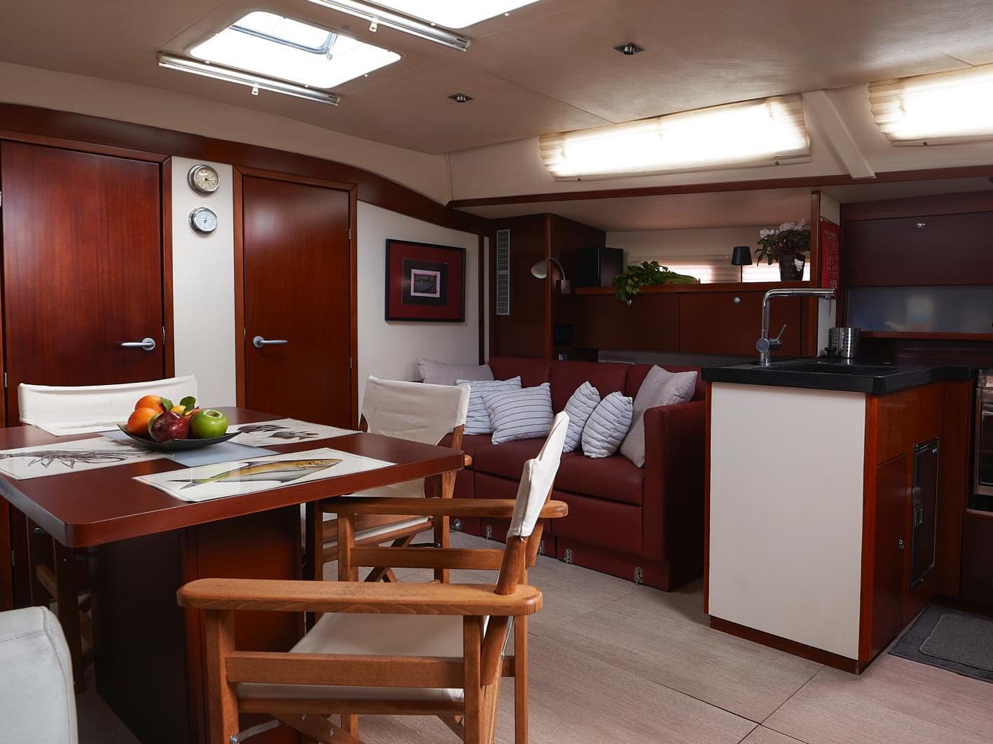 Boat interior