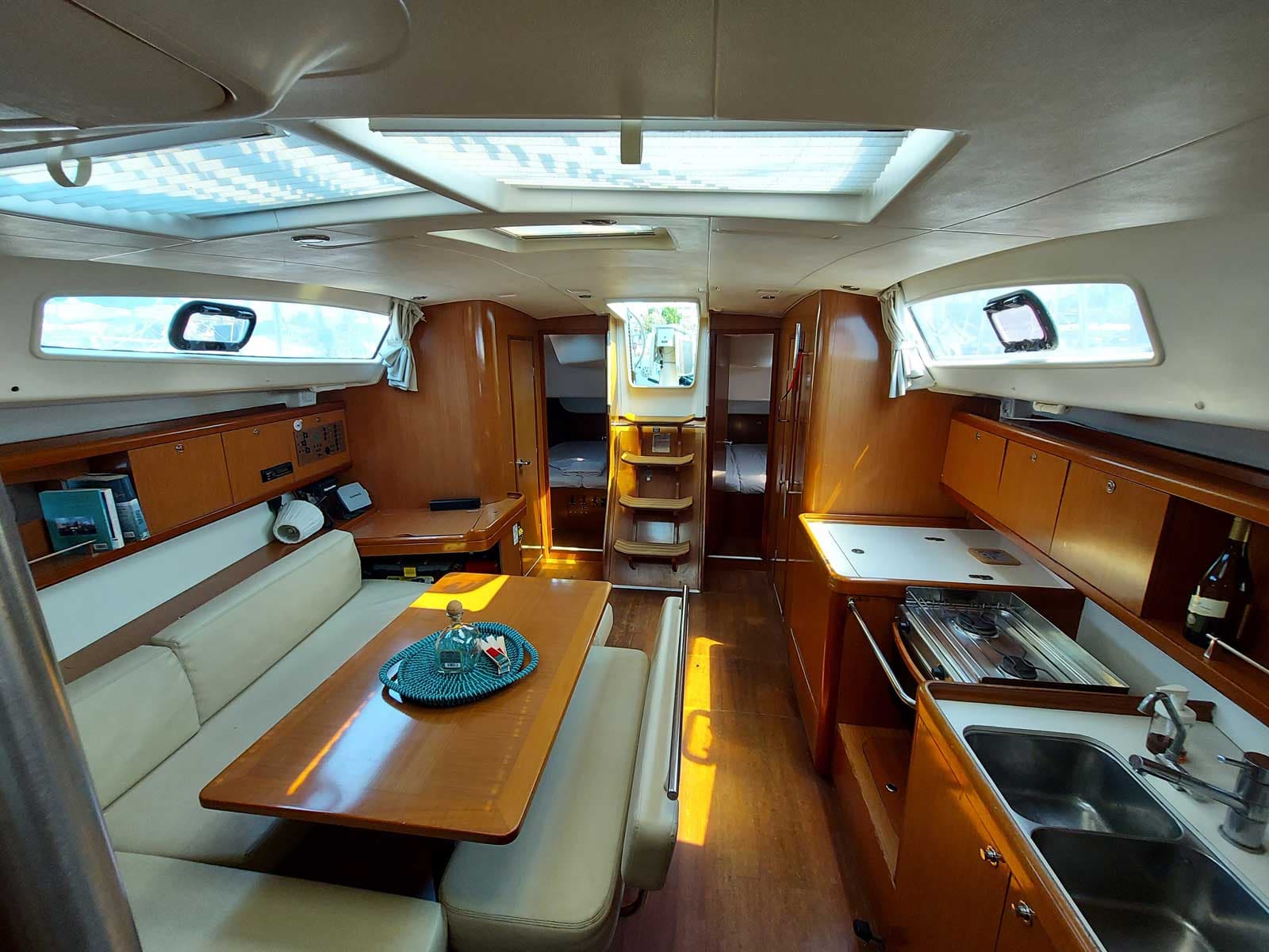 Boat interior