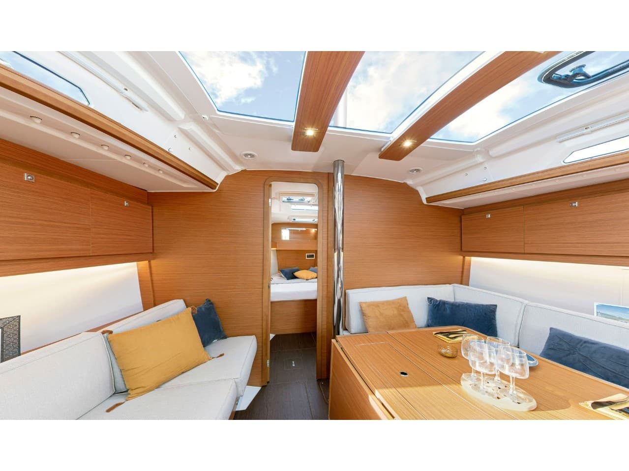 Boat interior