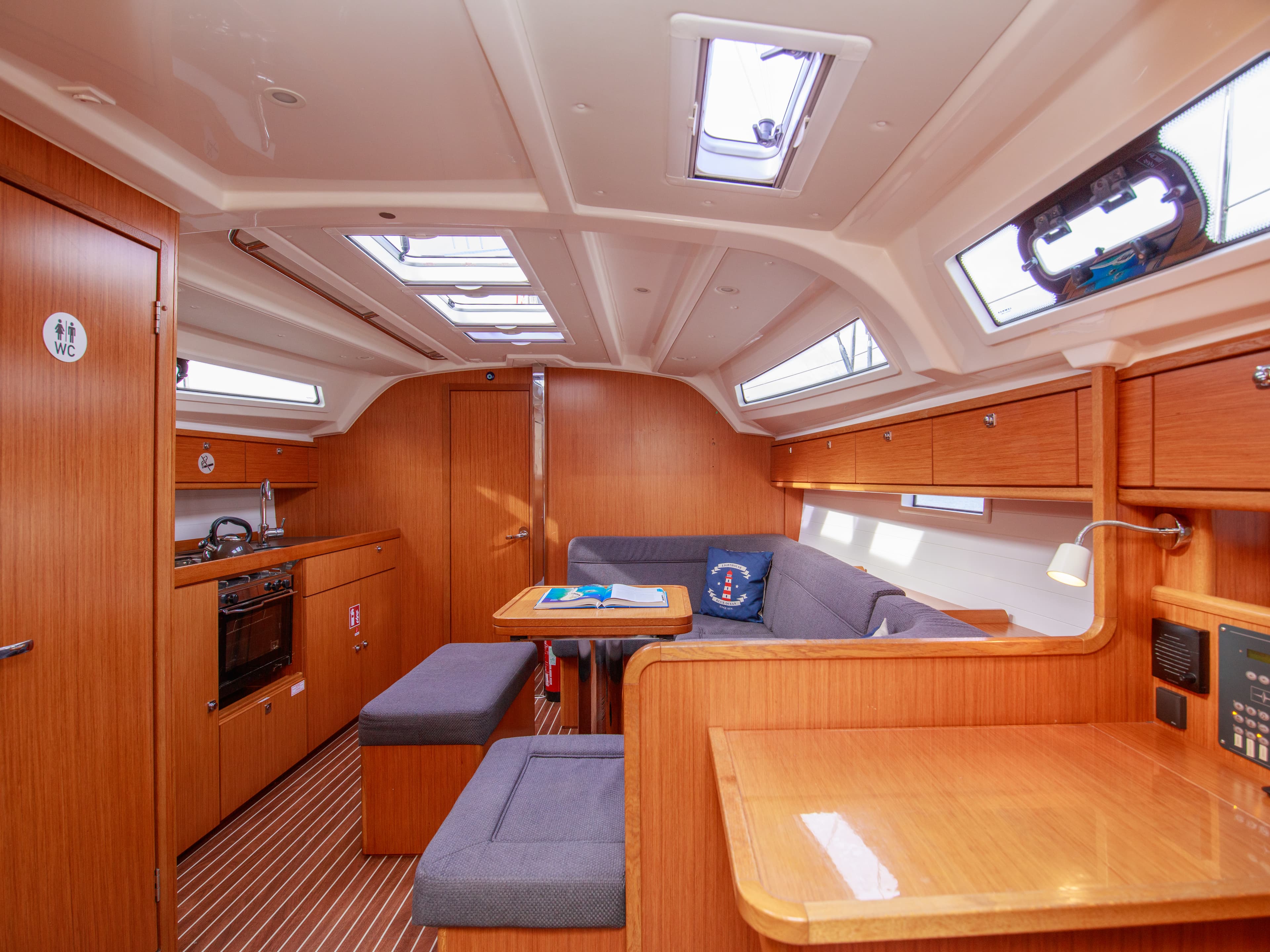 Boat interior