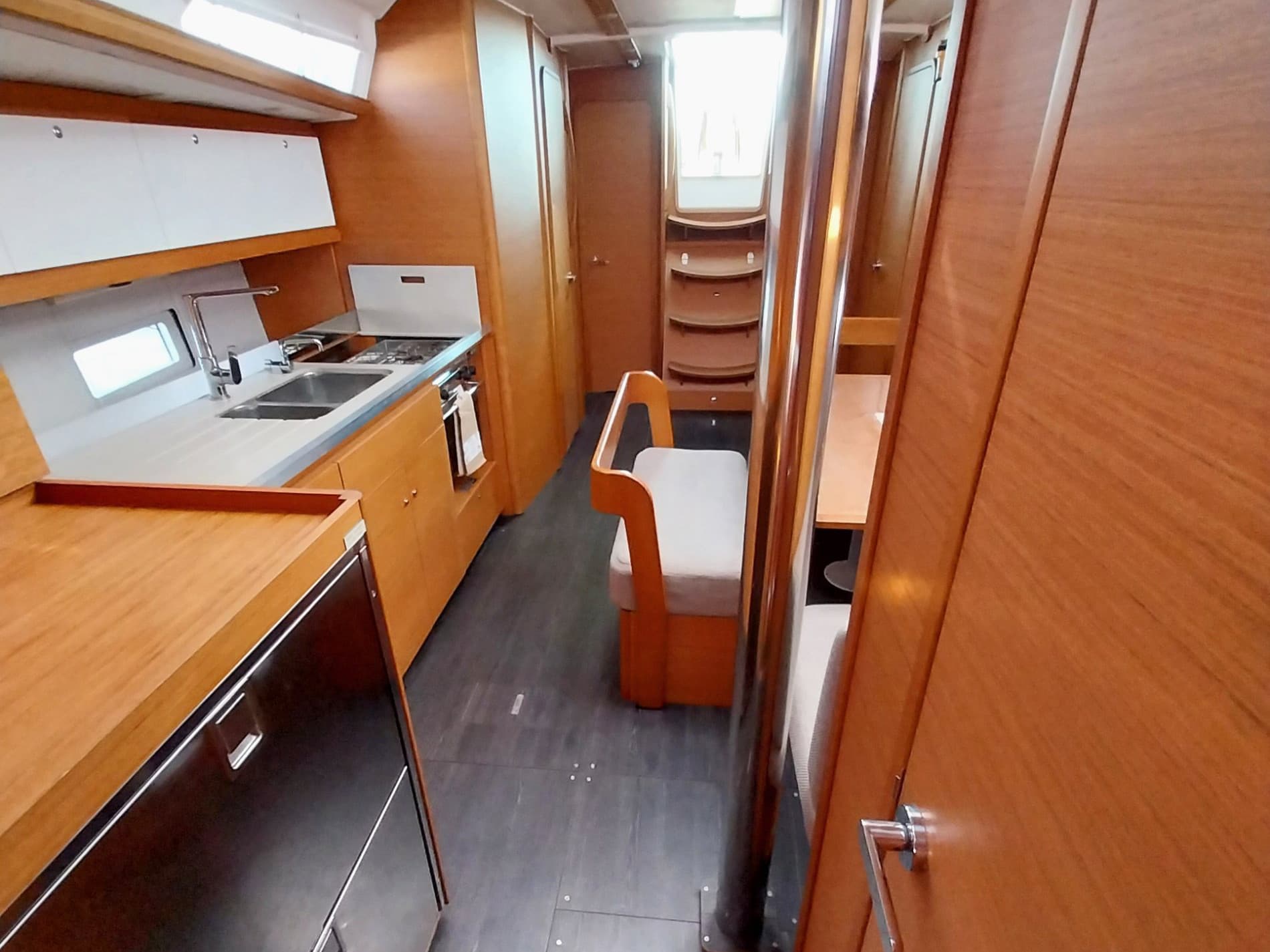 Boat interior