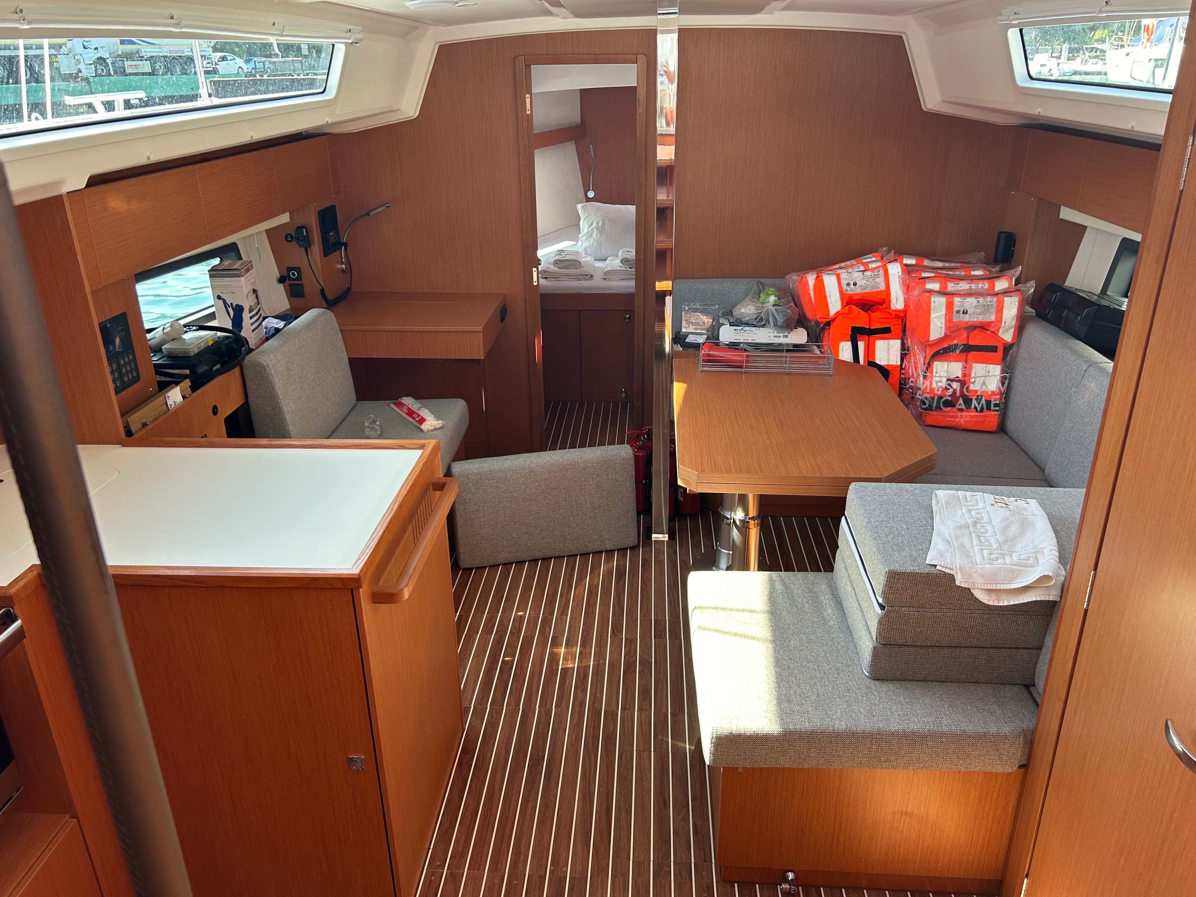 Boat interior