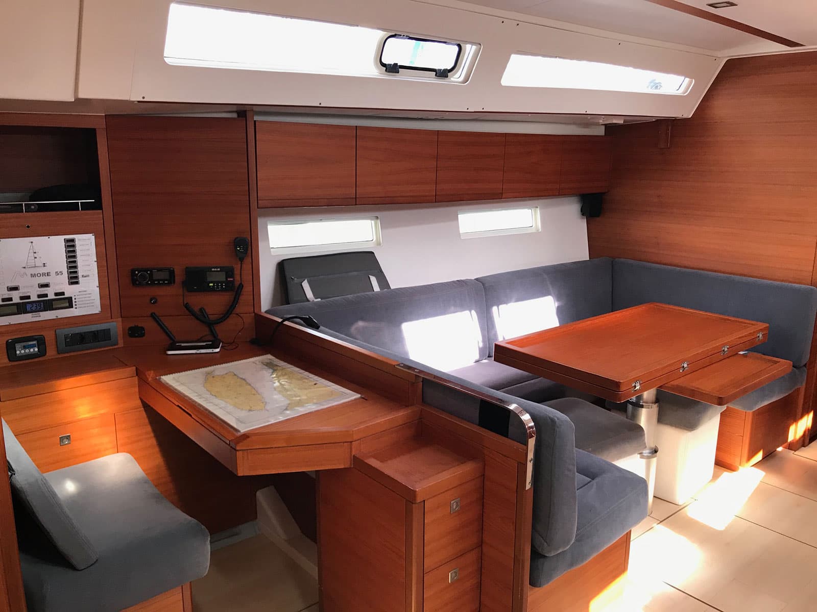 Boat interior