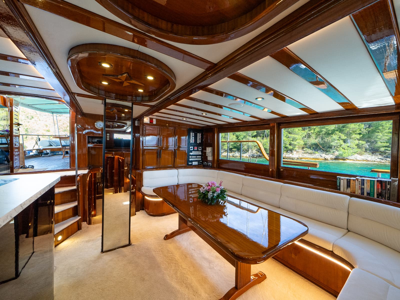 Boat interior