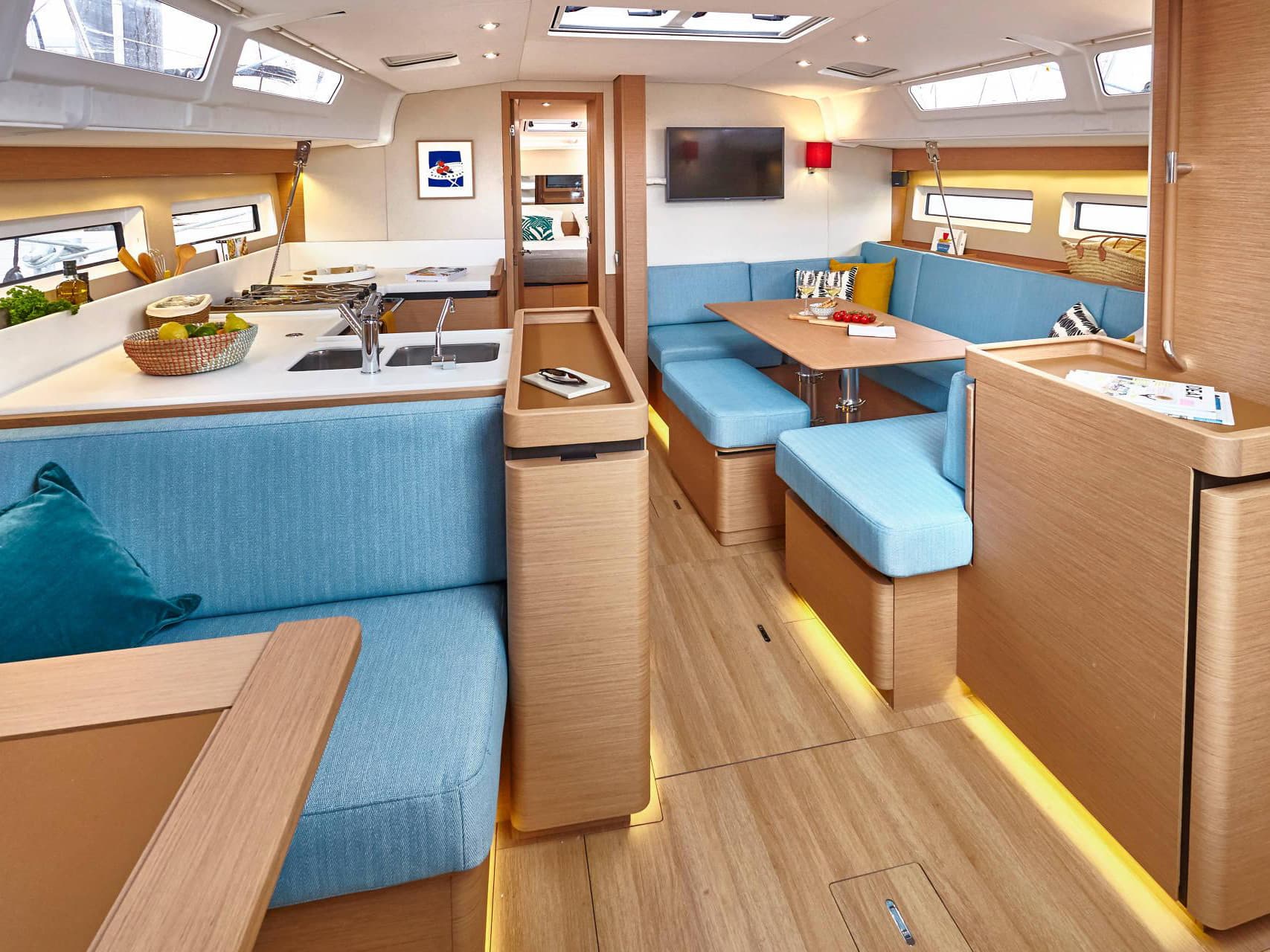 Boat interior