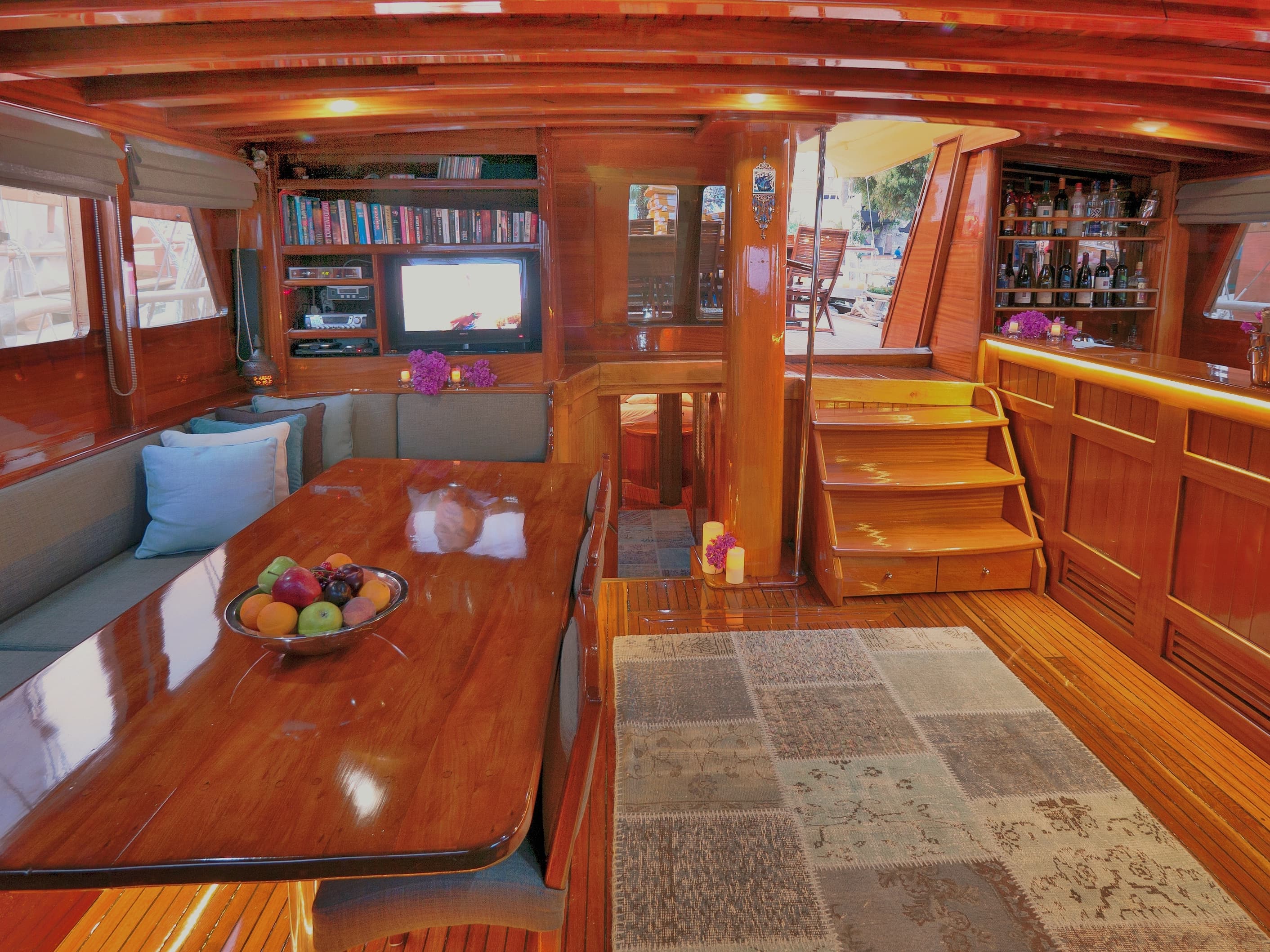 Boat interior