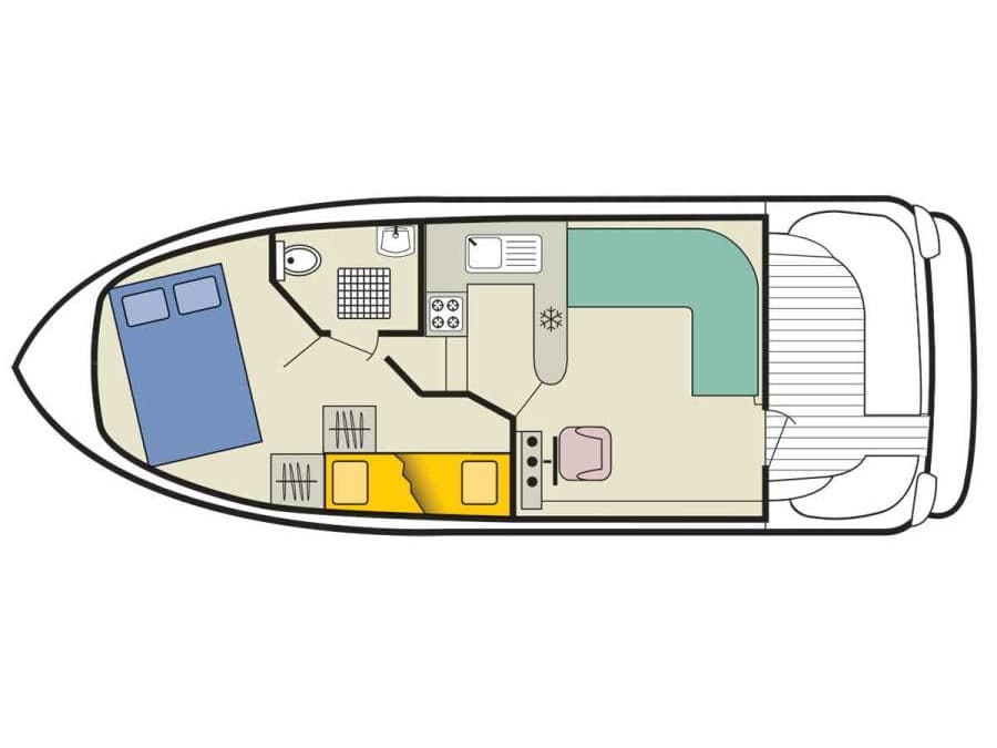 Boat interior
