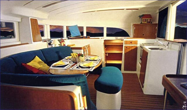 Boat interior