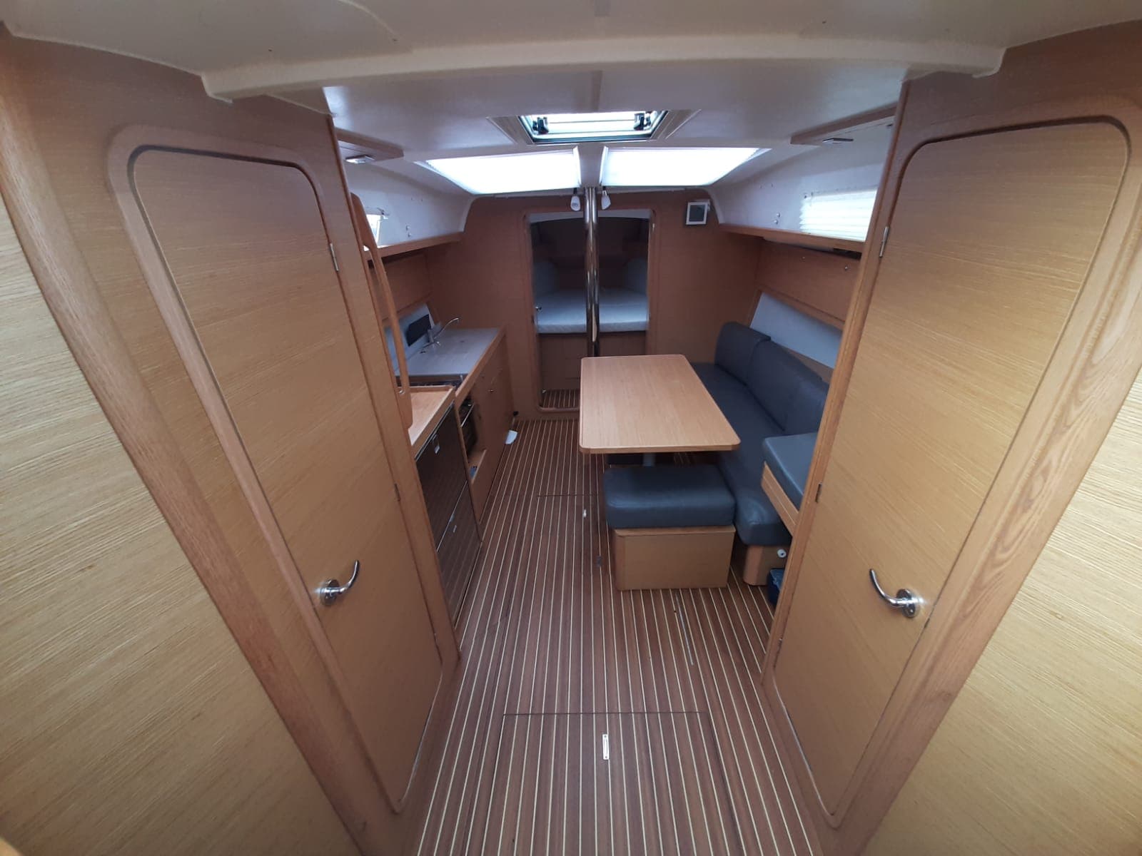 Boat interior