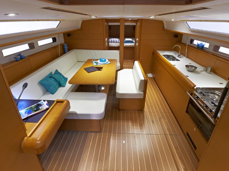Boat interior