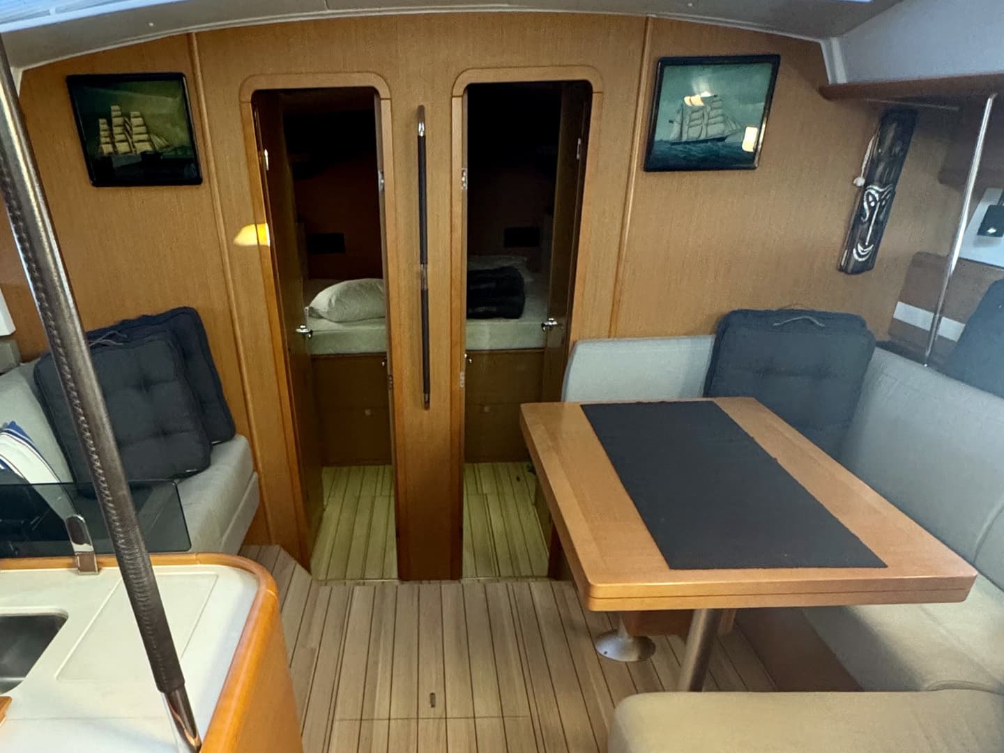 Boat interior