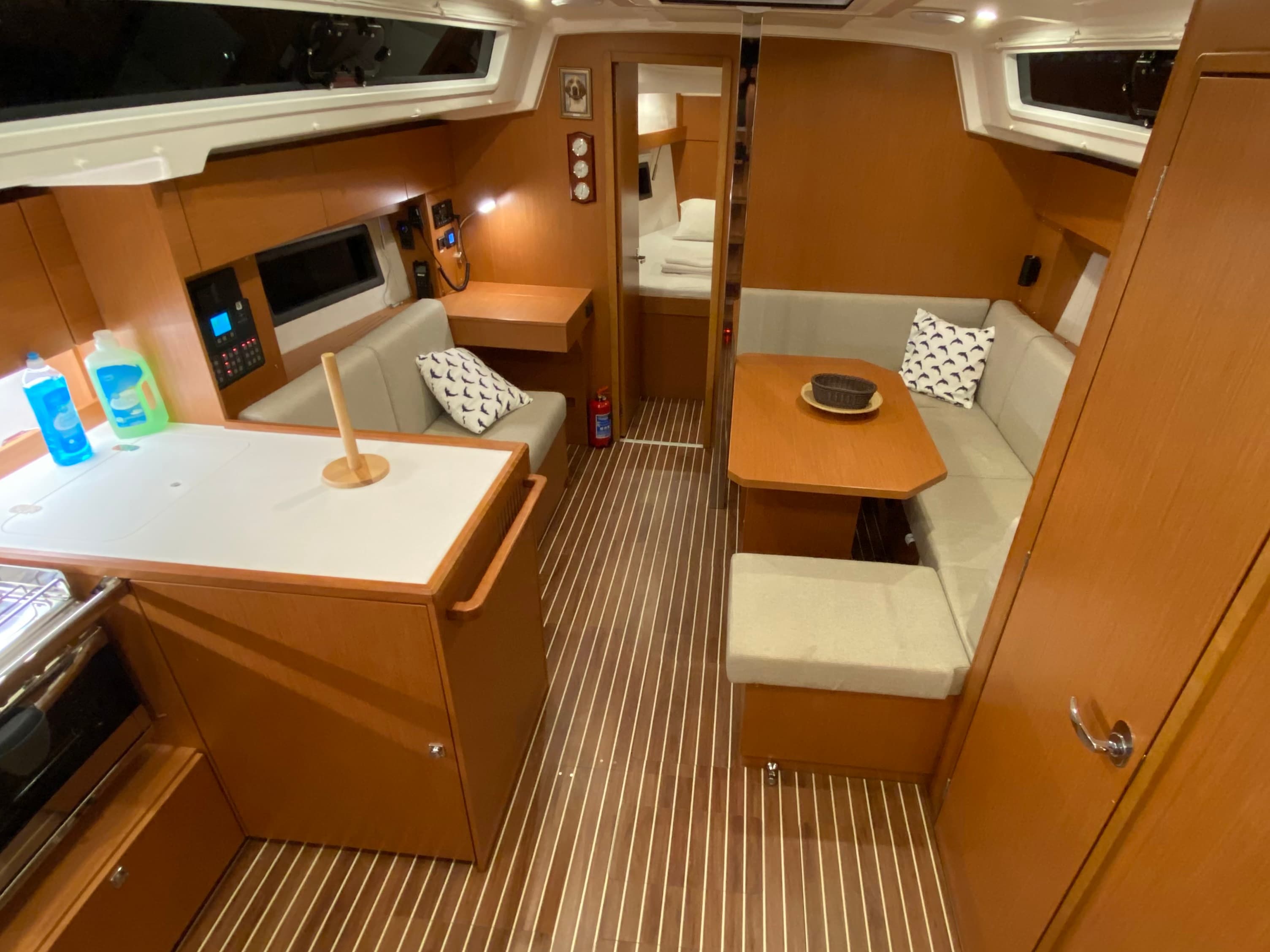 Boat interior