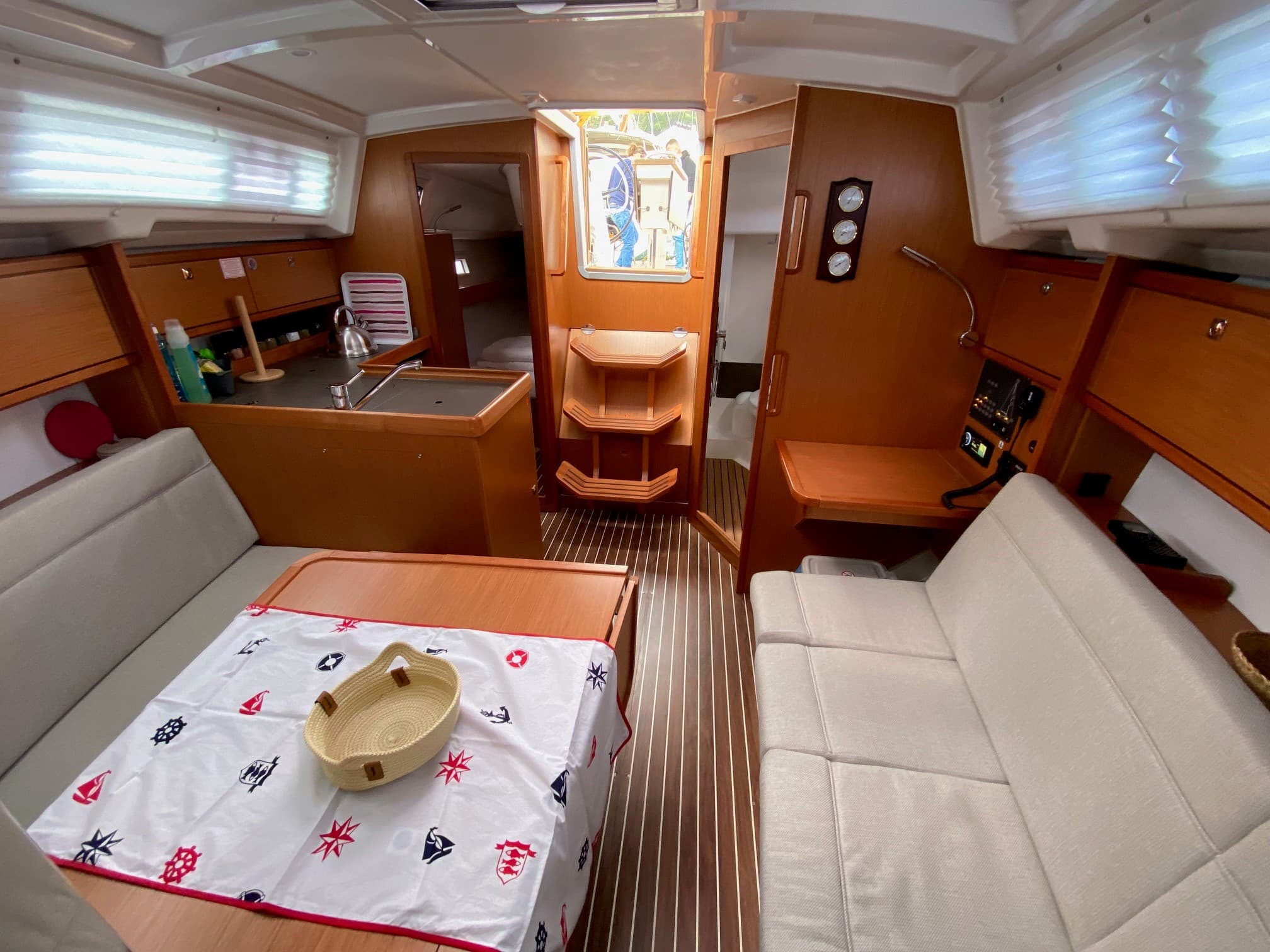 Boat interior