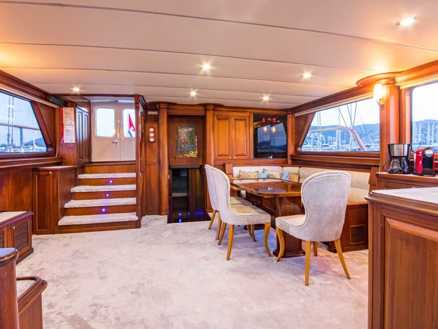 Boat interior