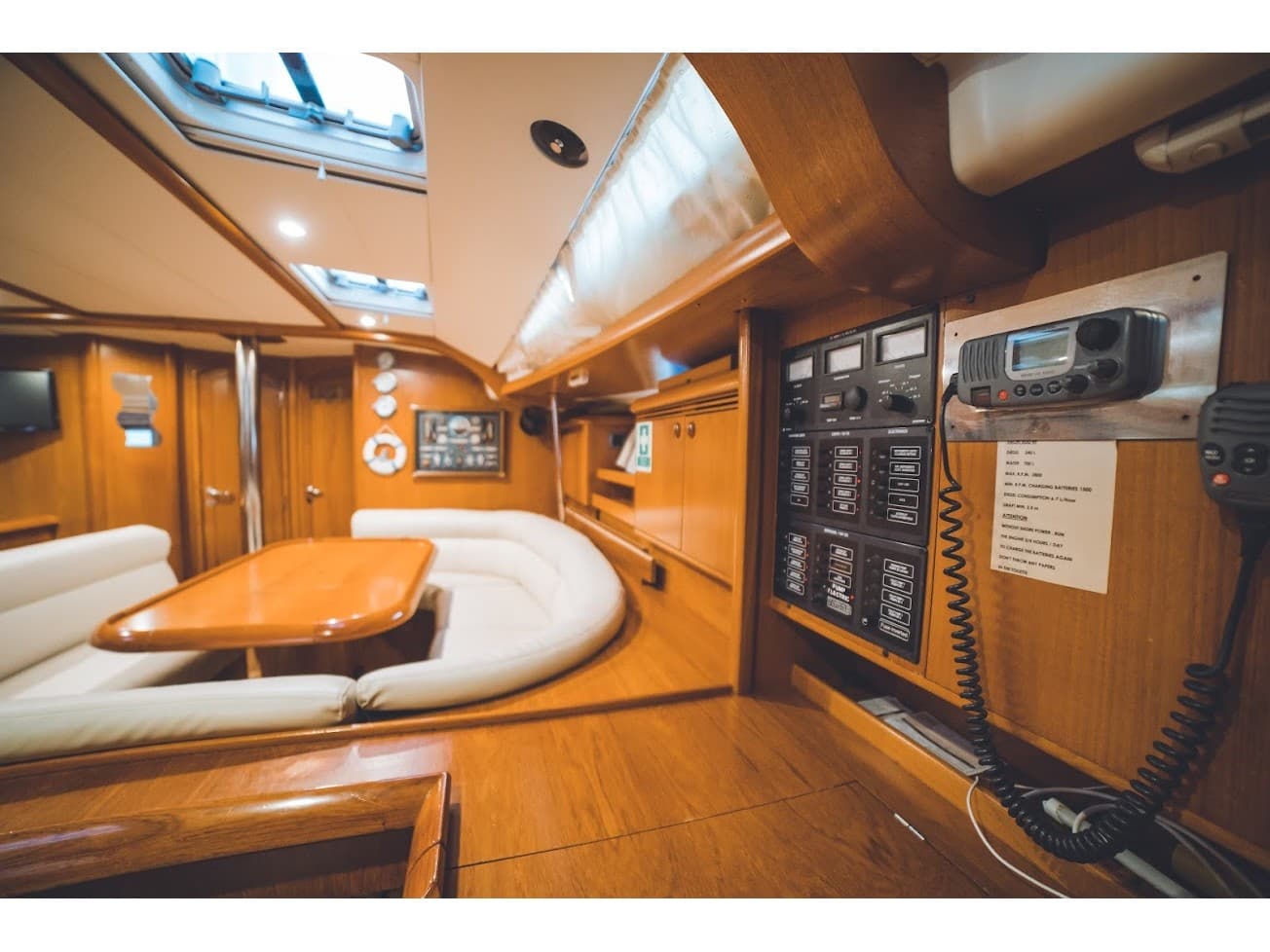 Boat interior