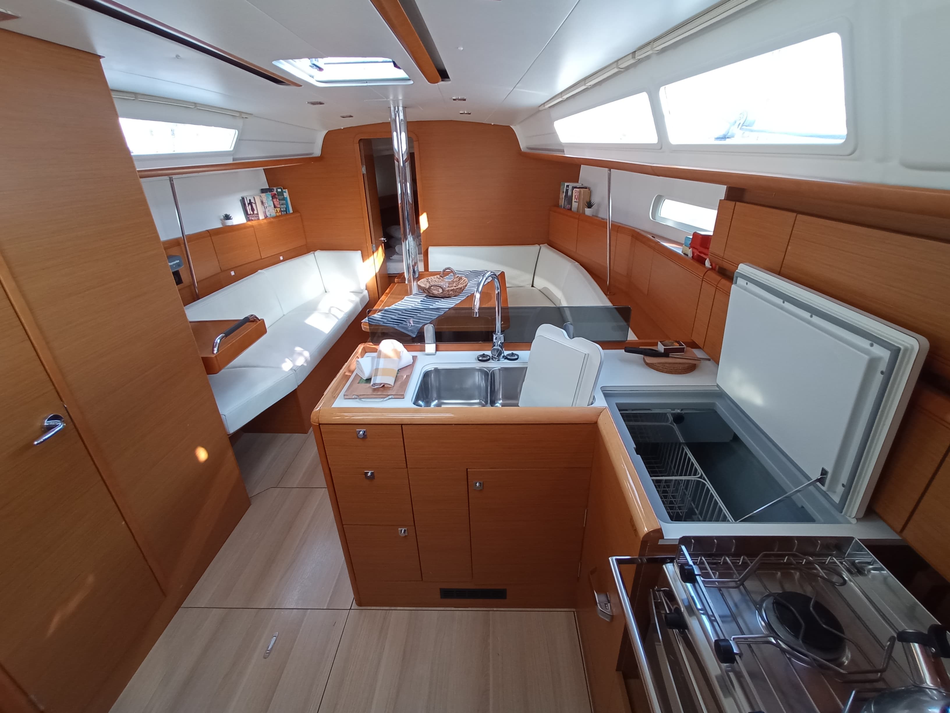 Boat interior