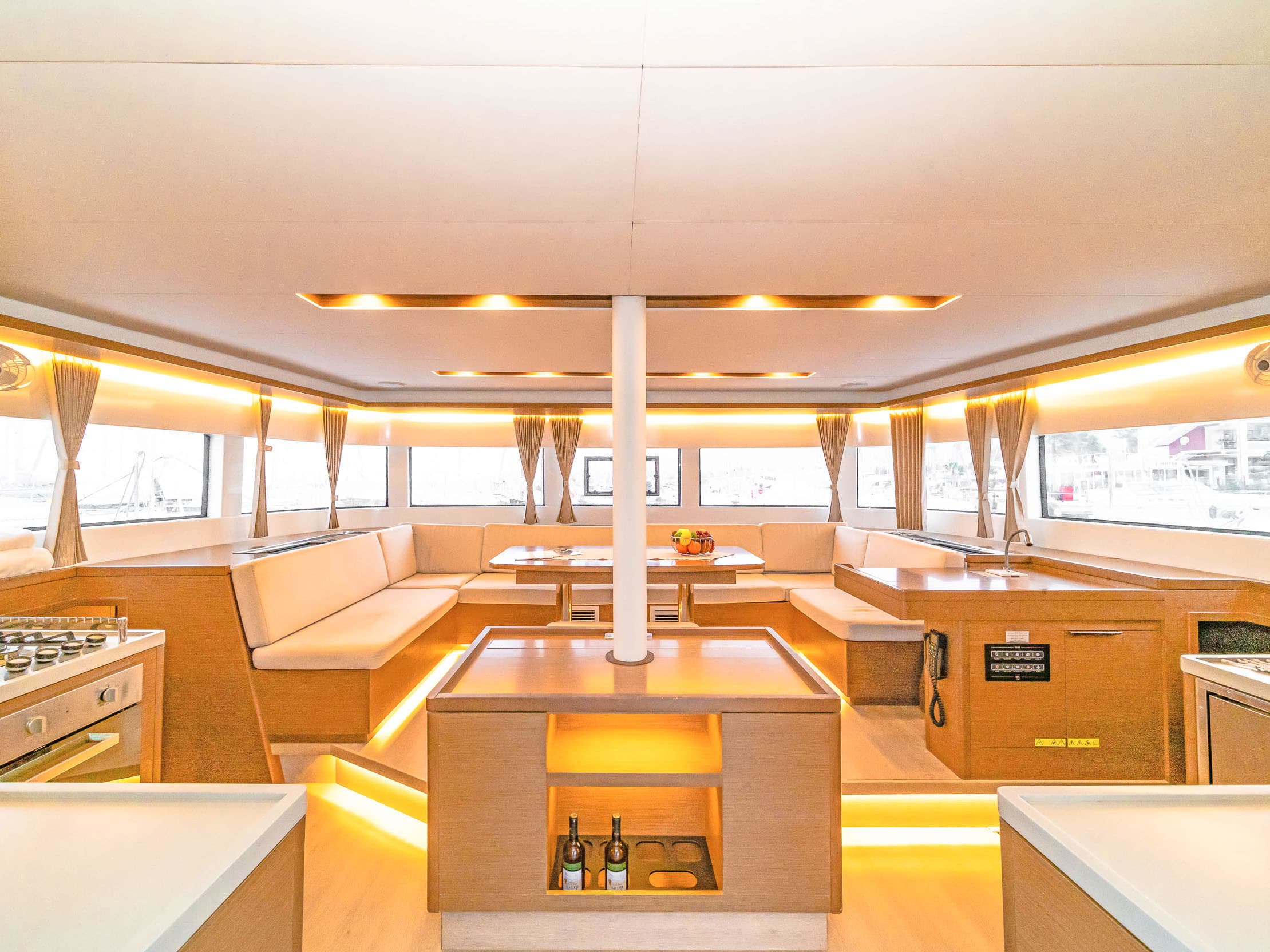 Boat interior