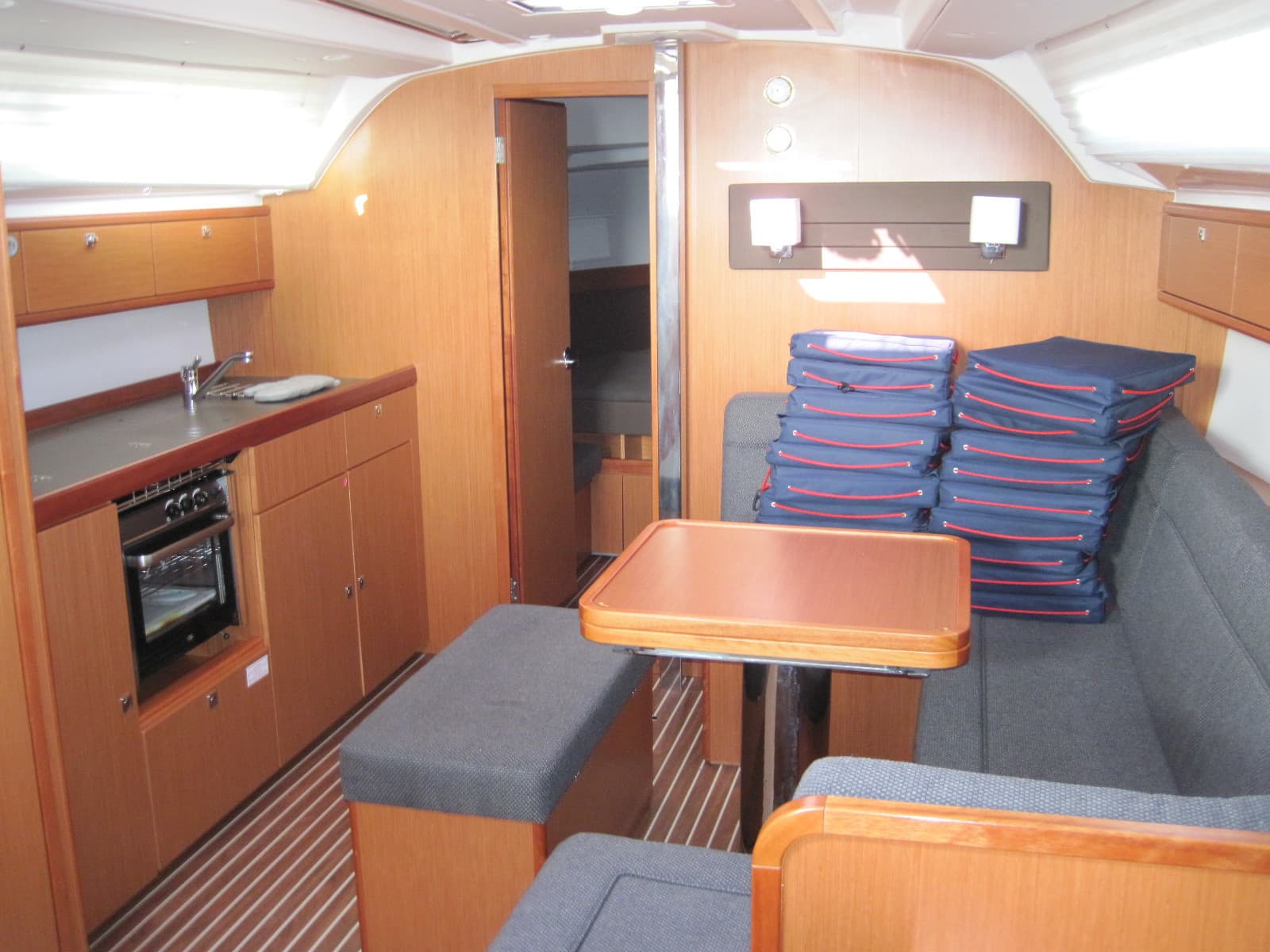 Boat interior