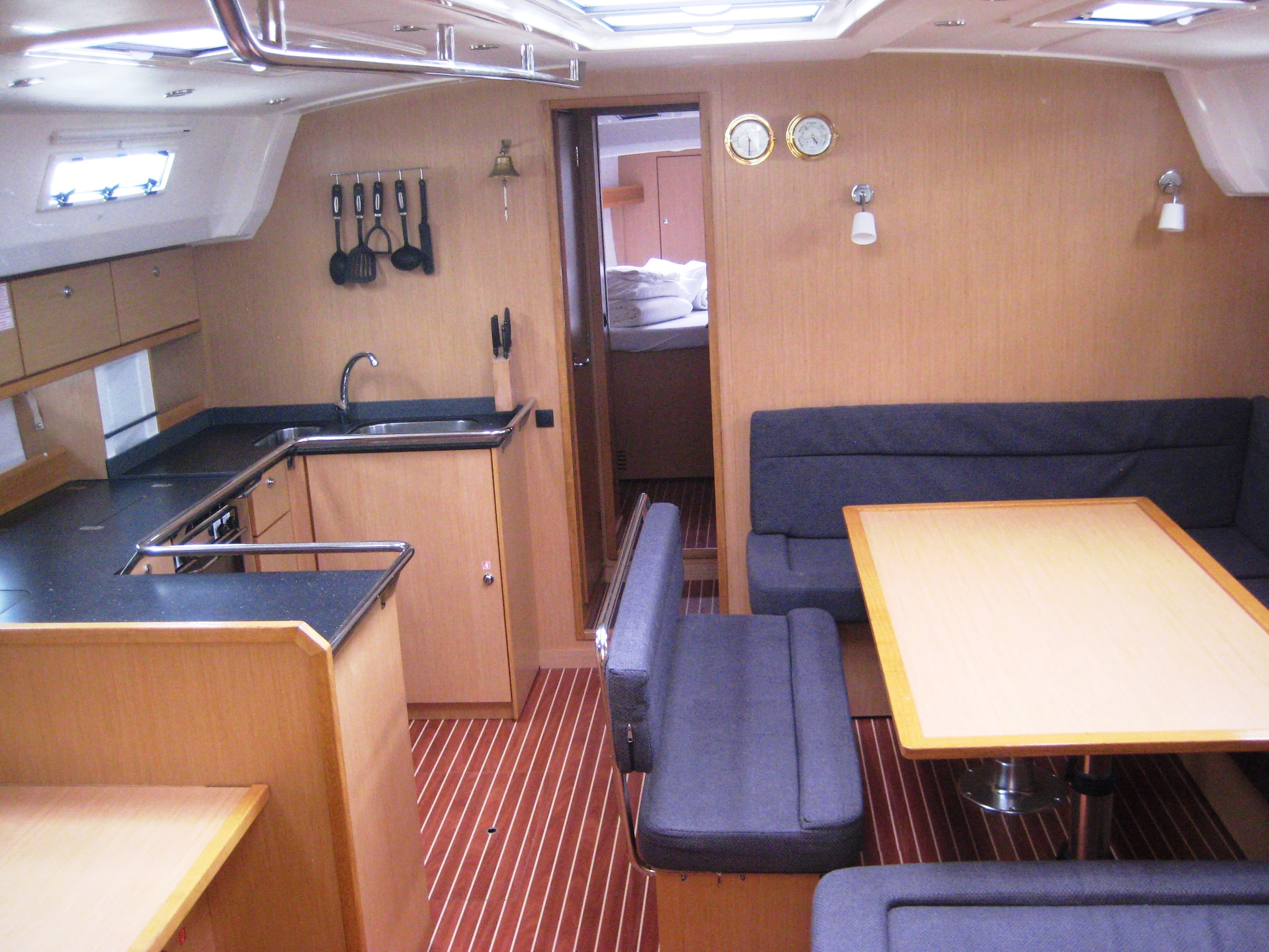 Boat interior