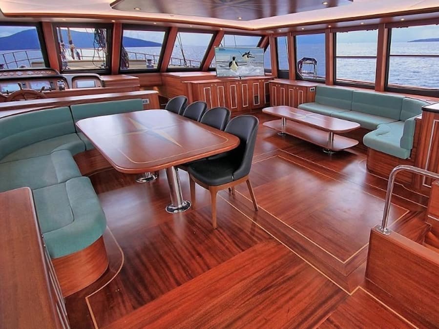Boat interior