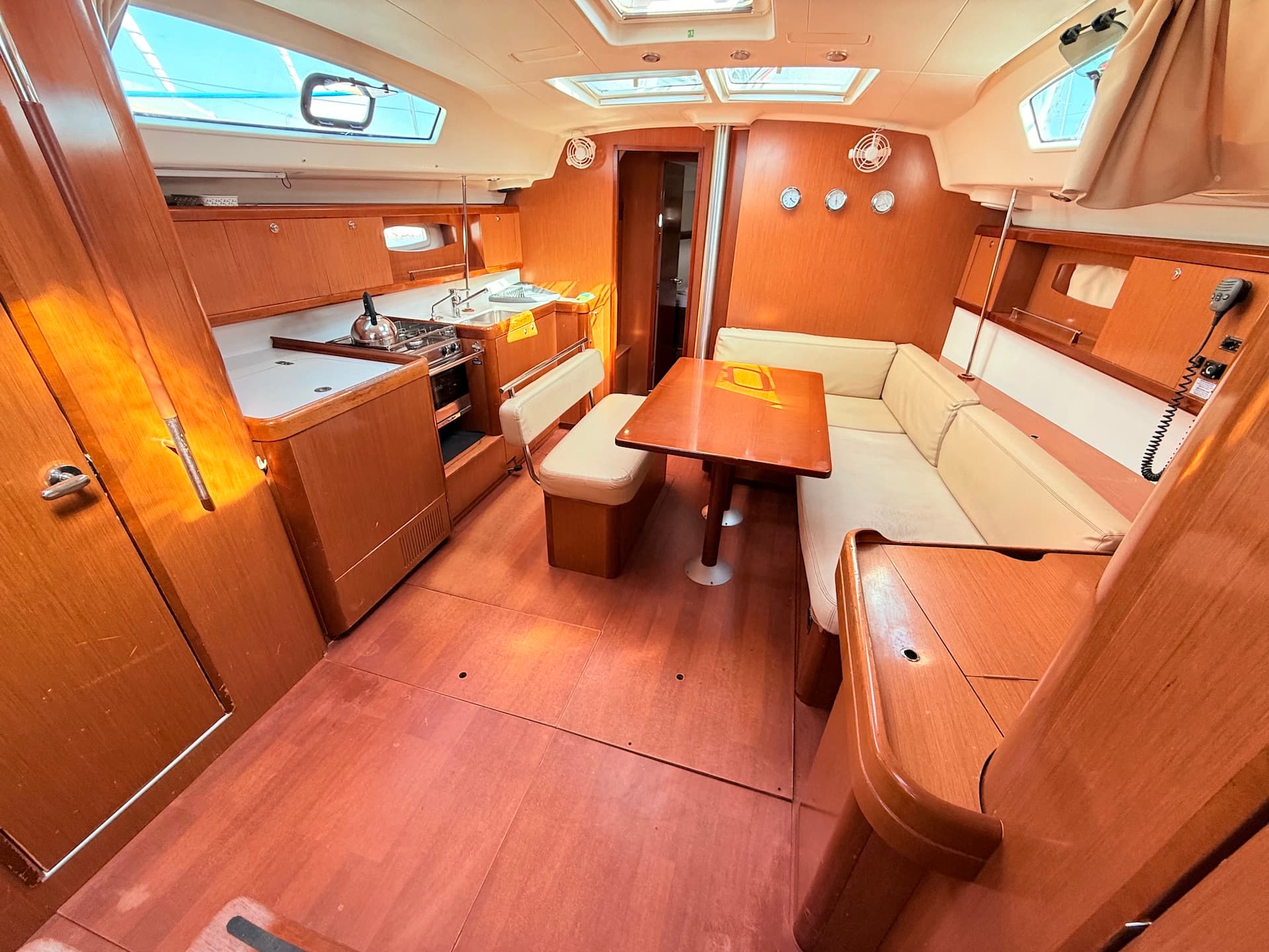 Boat interior