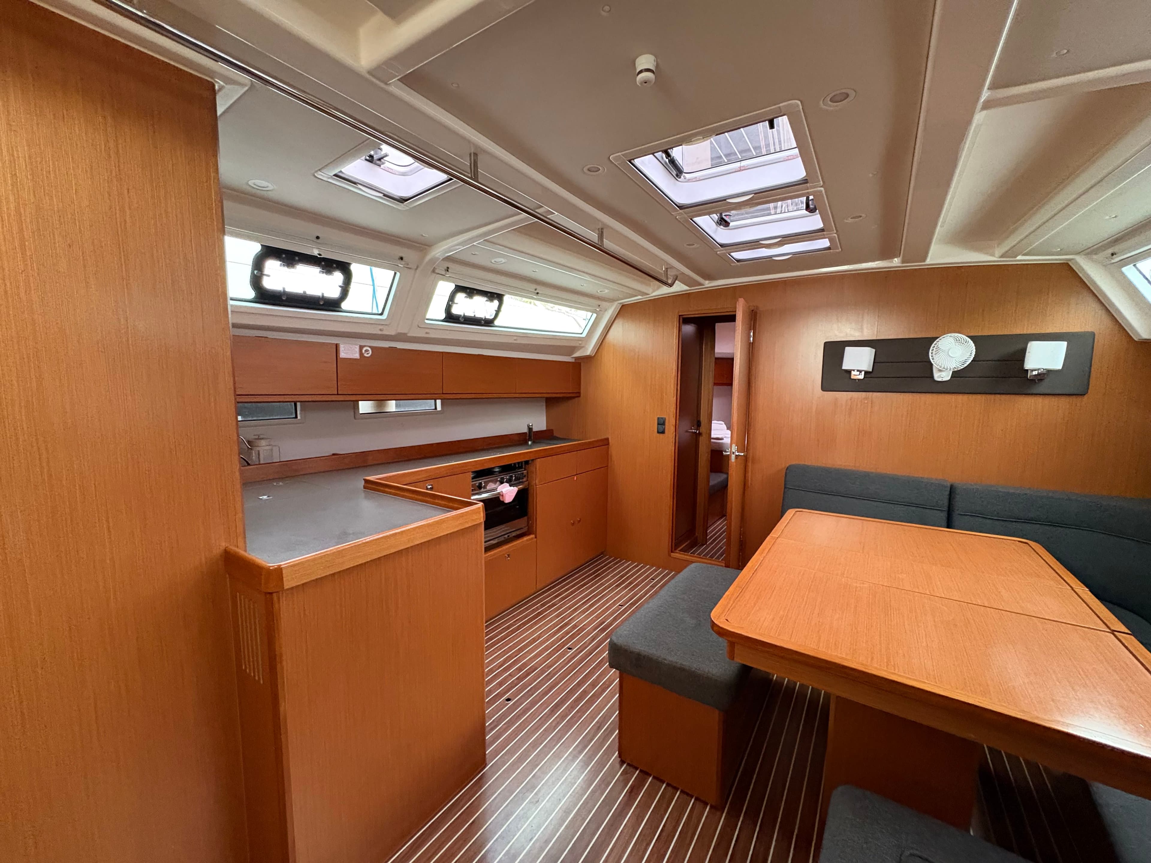 Boat interior
