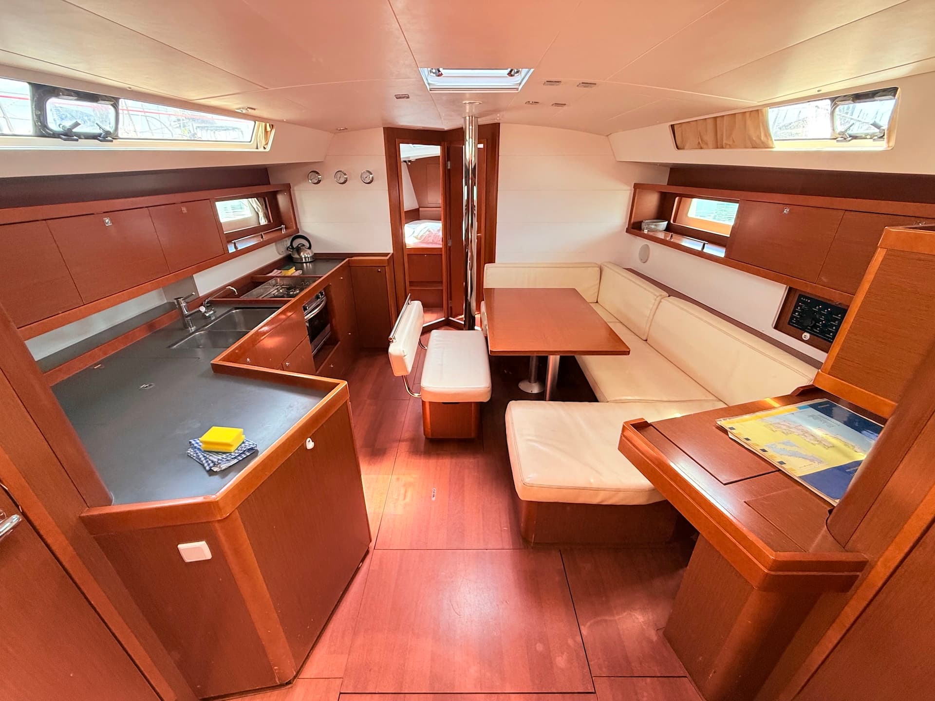 Boat interior