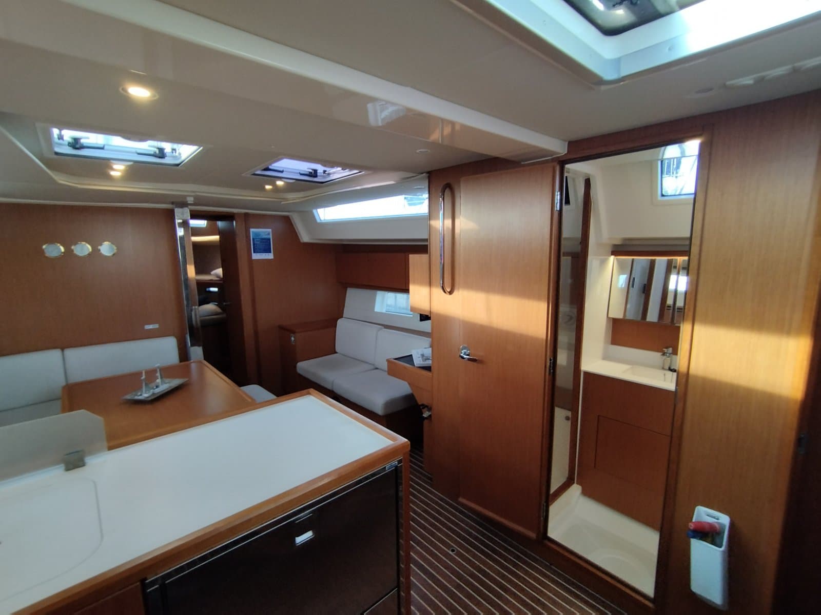 Boat interior
