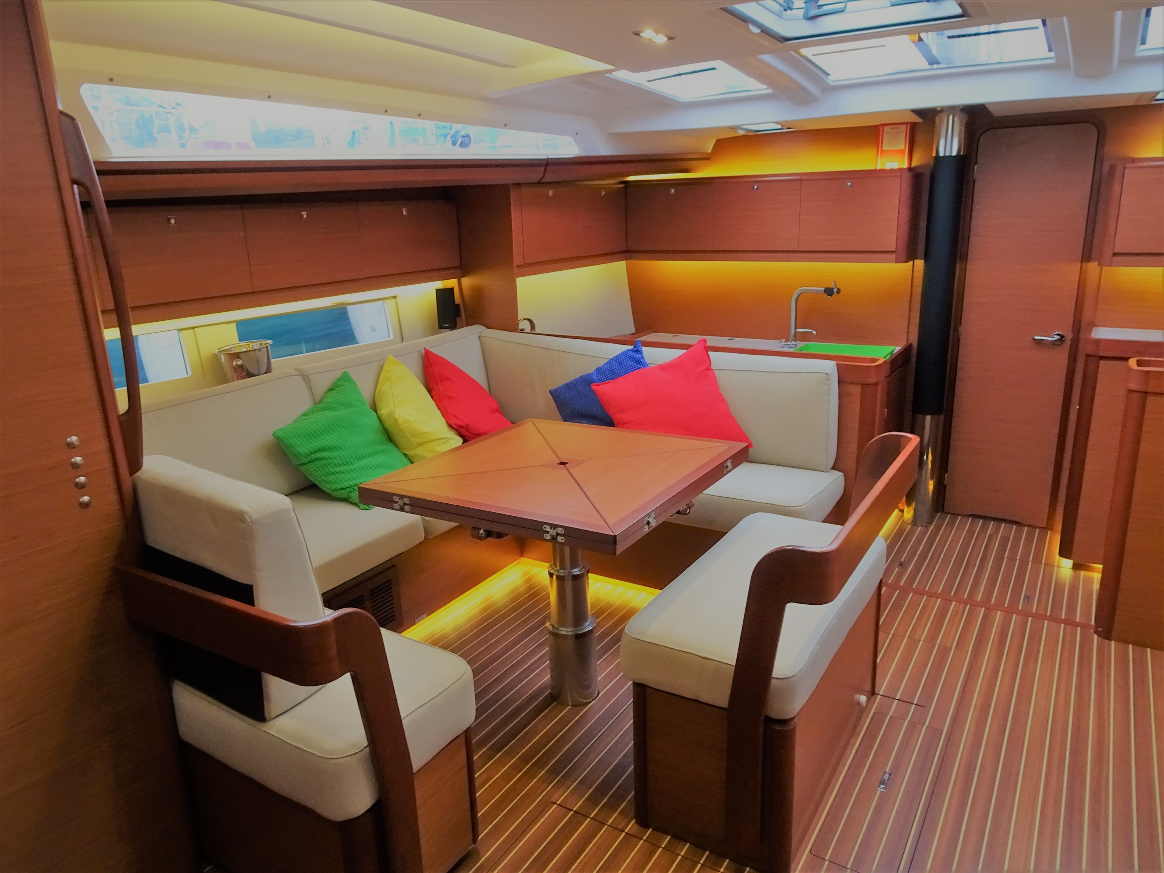 Boat interior