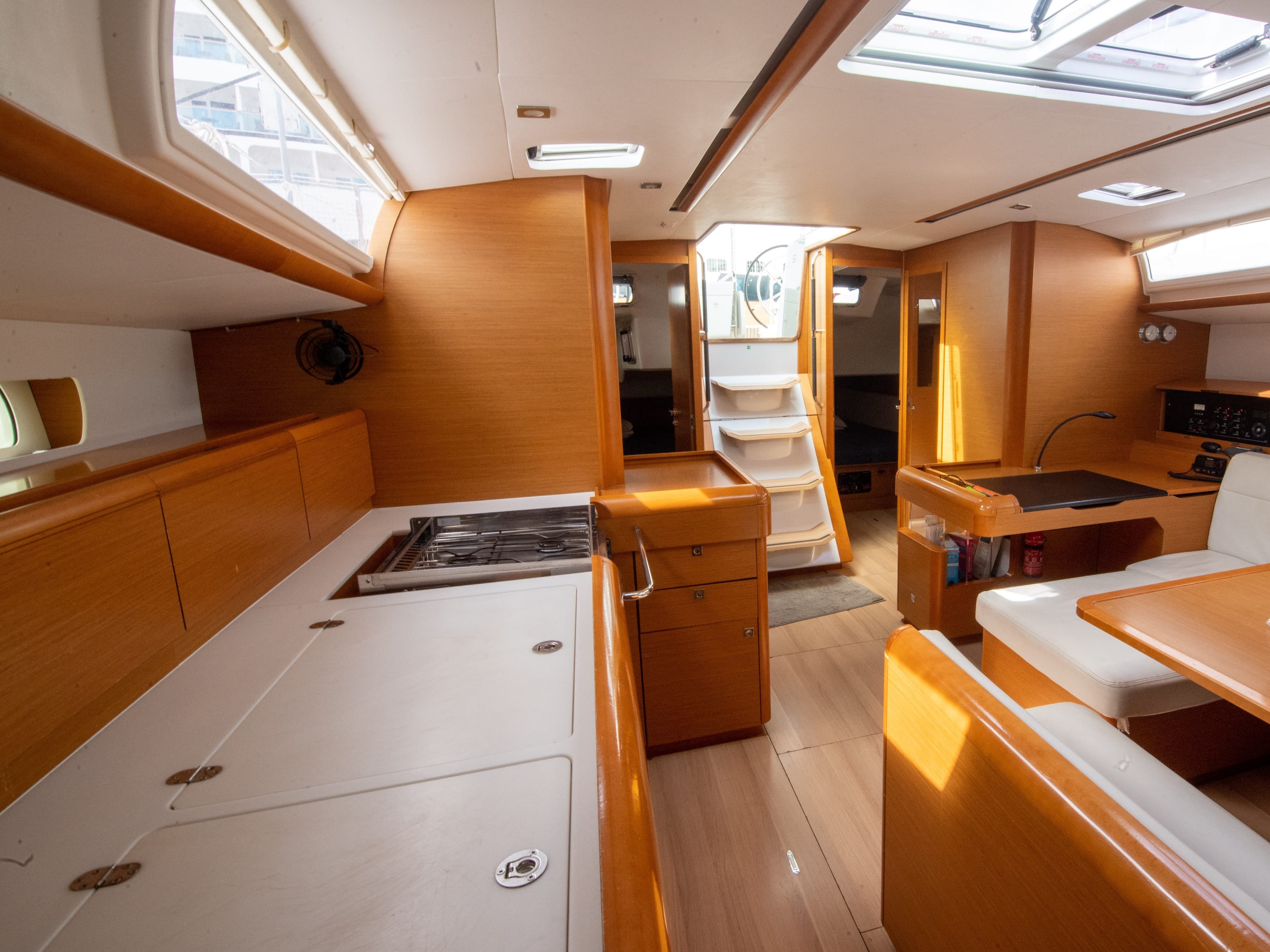 Boat interior