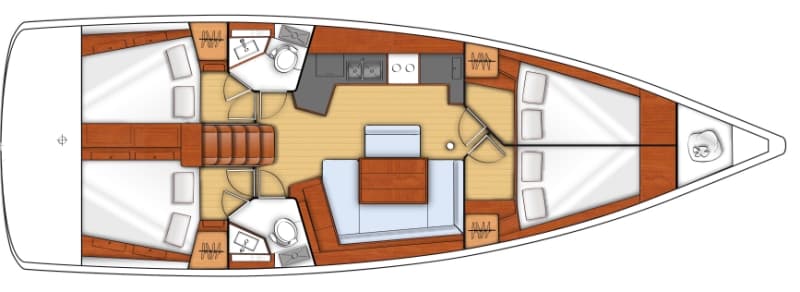 Boat interior