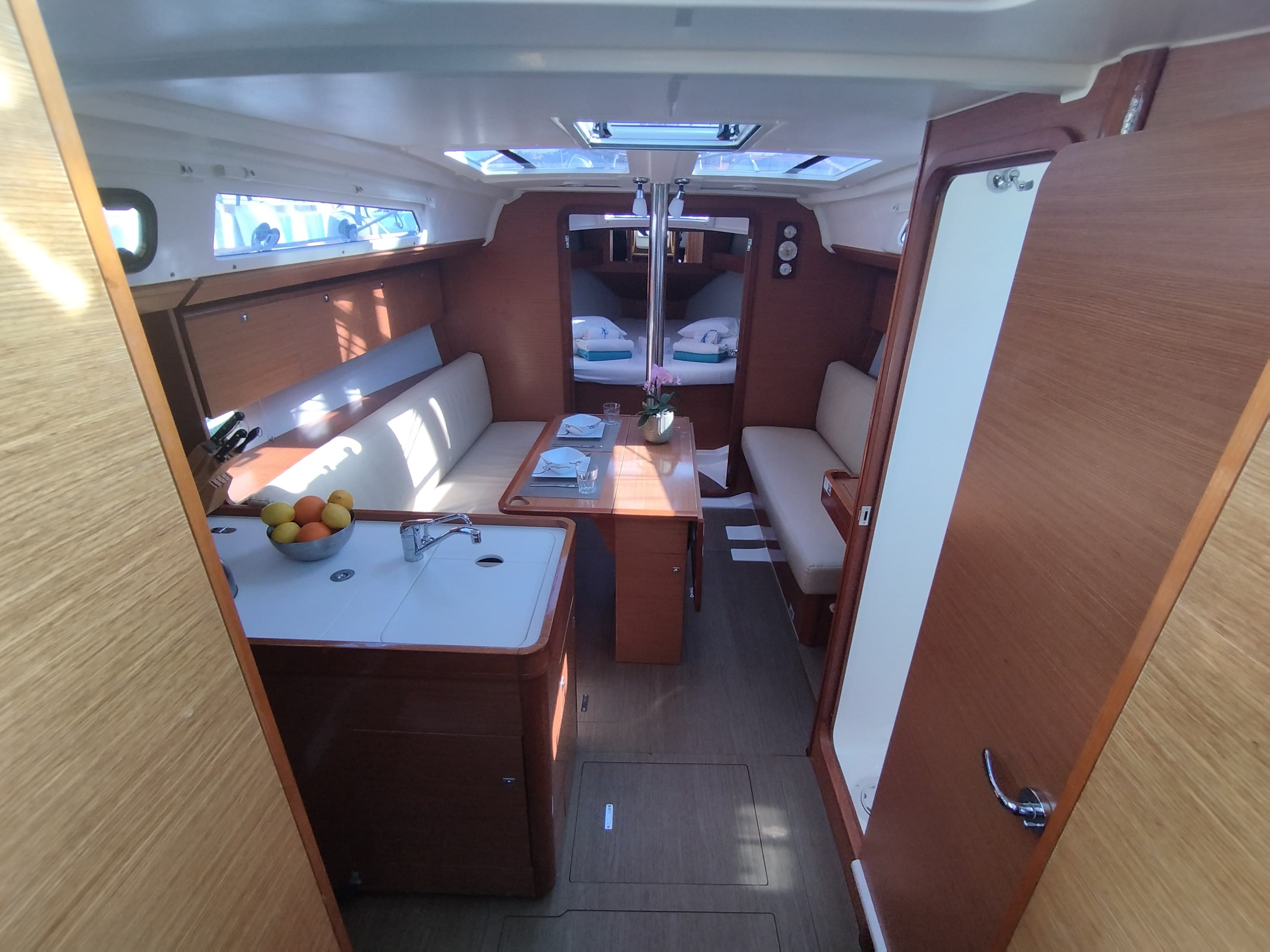 Boat interior