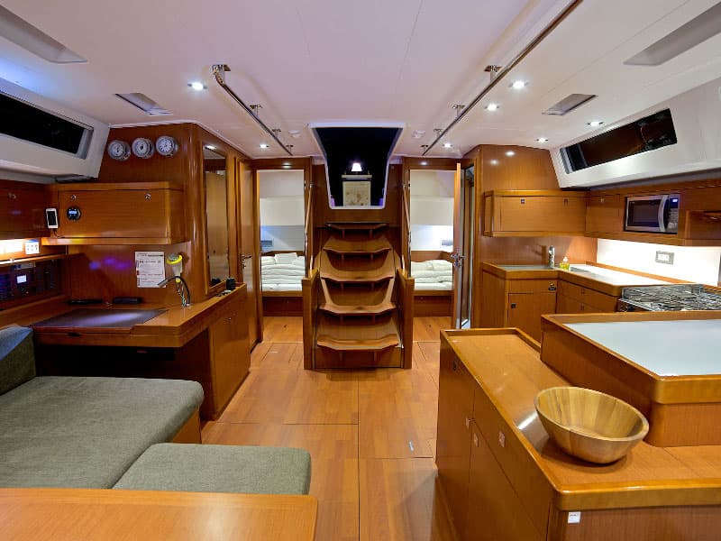 Boat interior