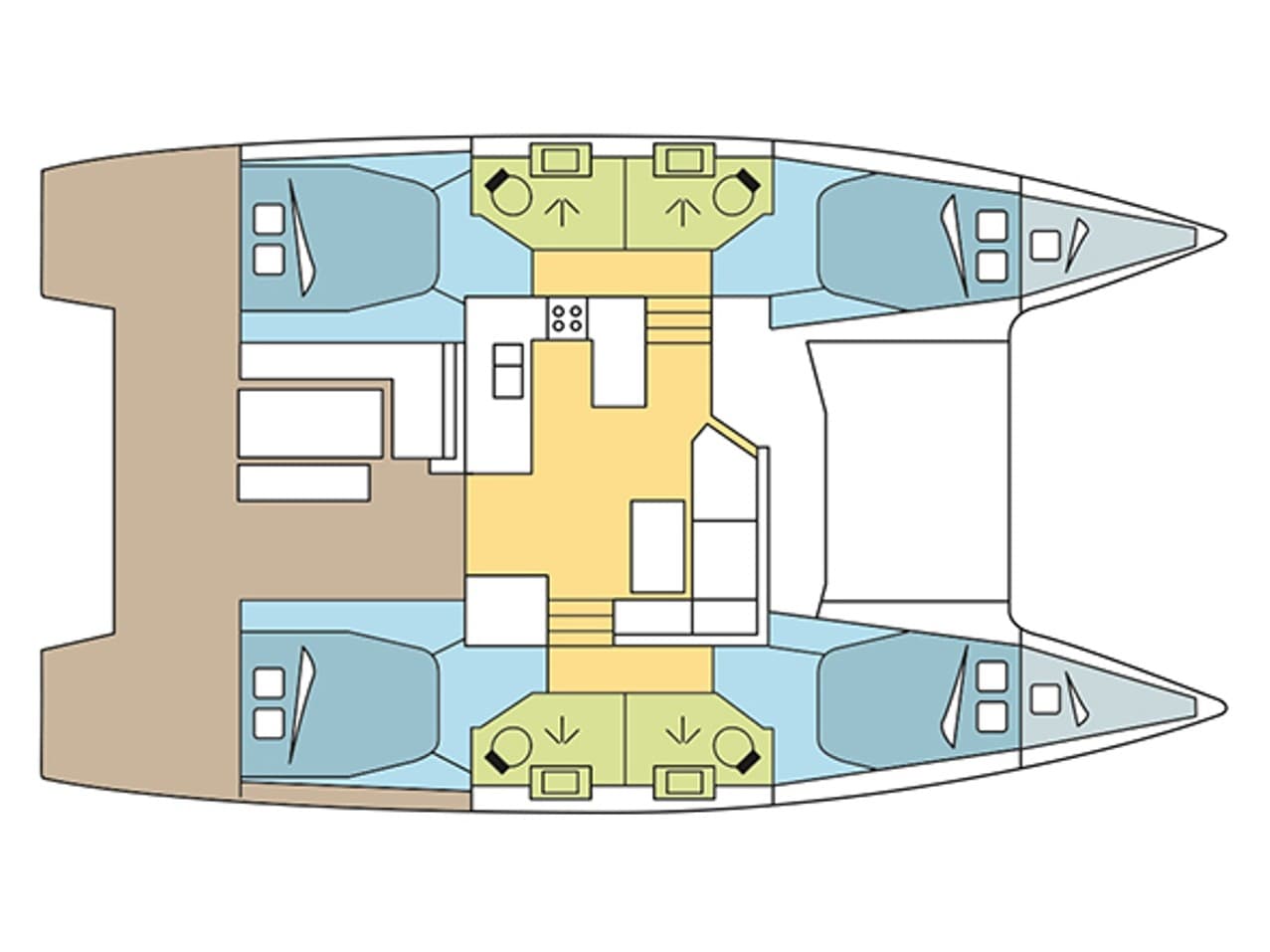 Boat interior