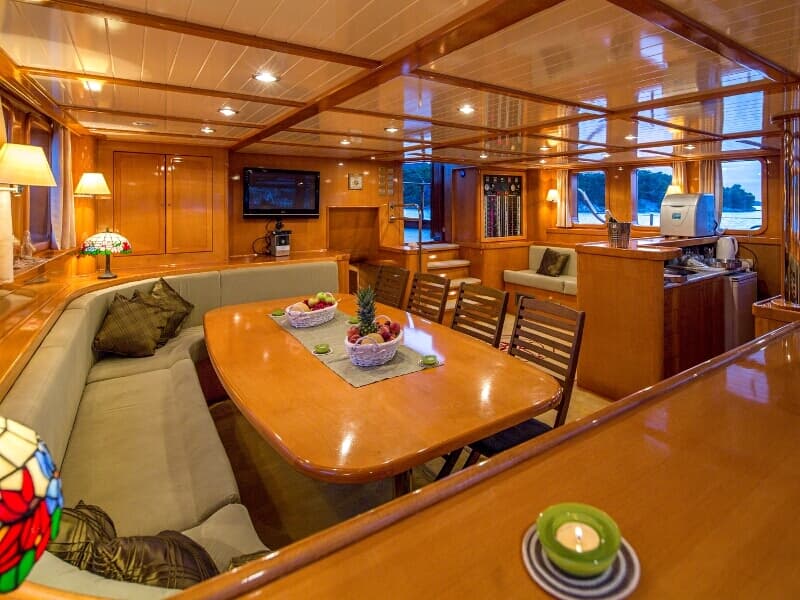 Boat interior