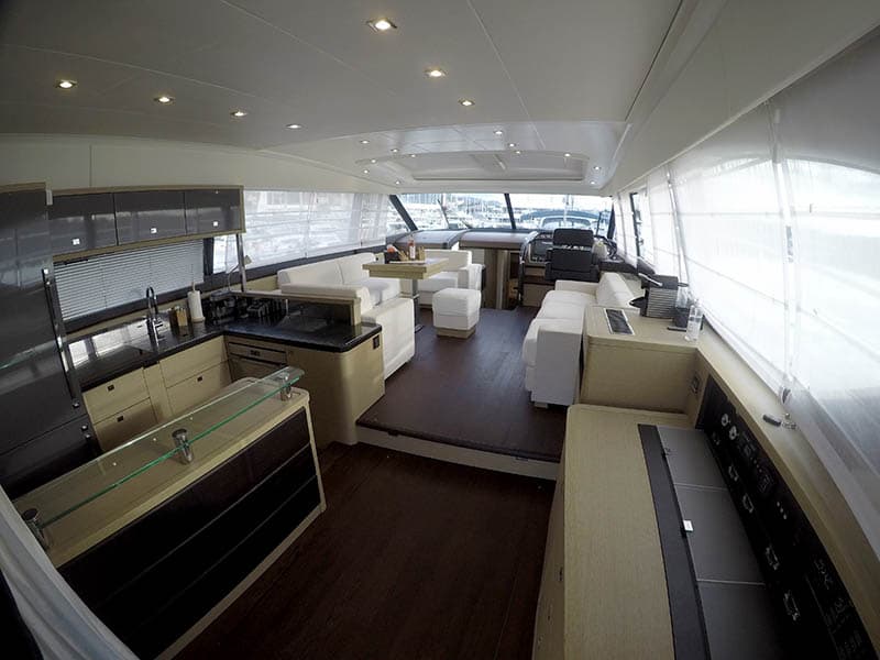 Boat interior