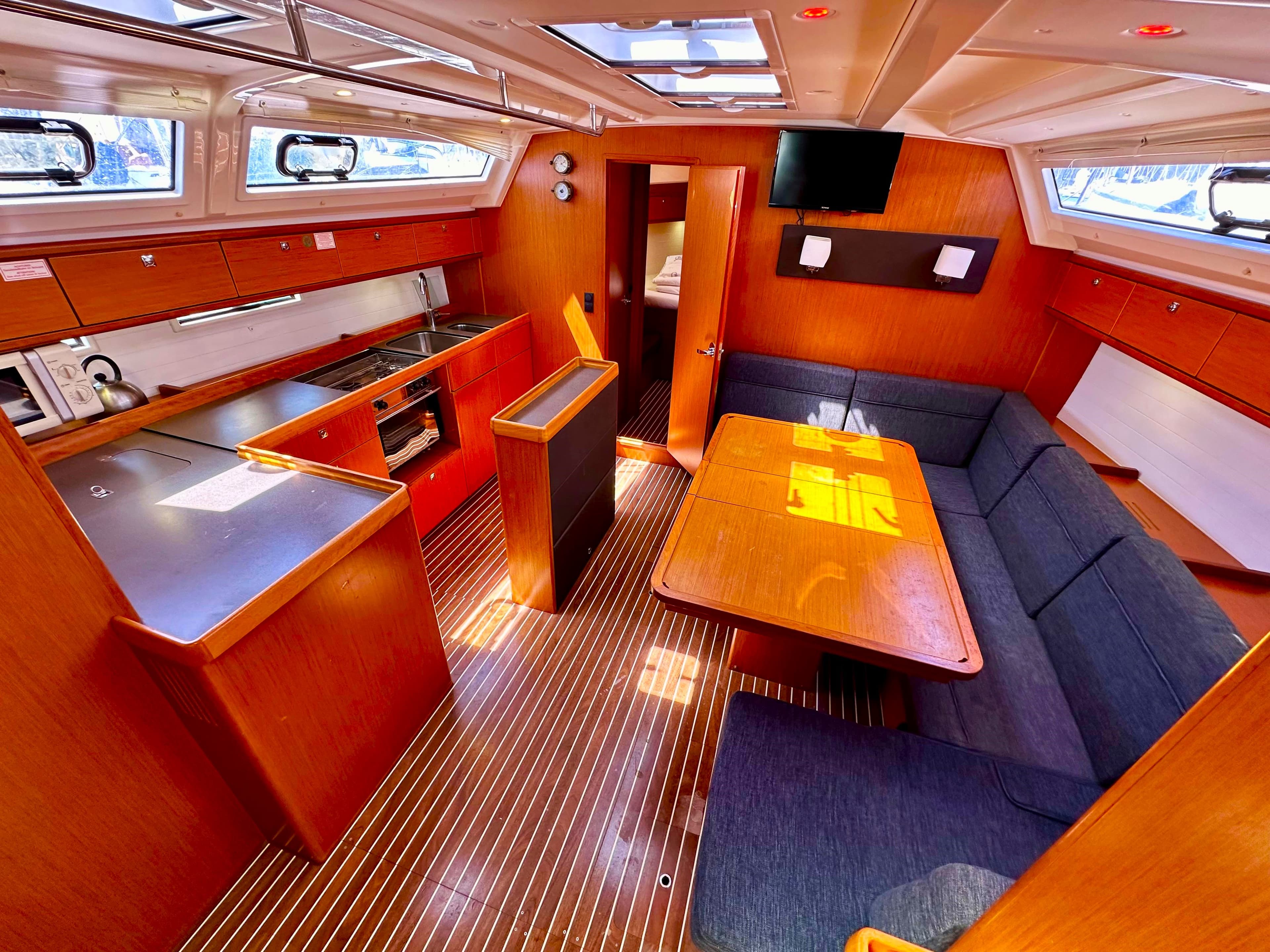 Boat interior