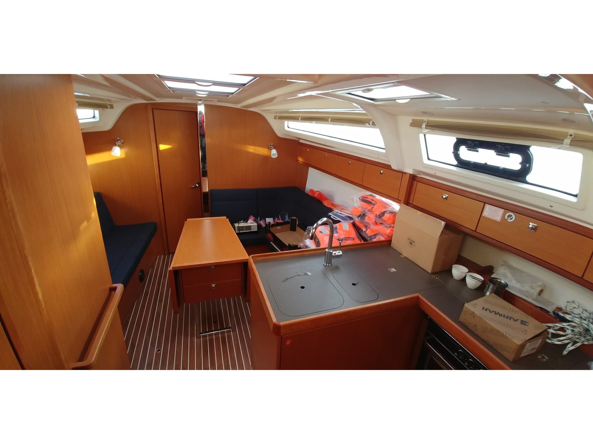 Boat interior