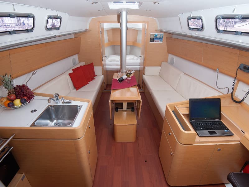 Boat interior