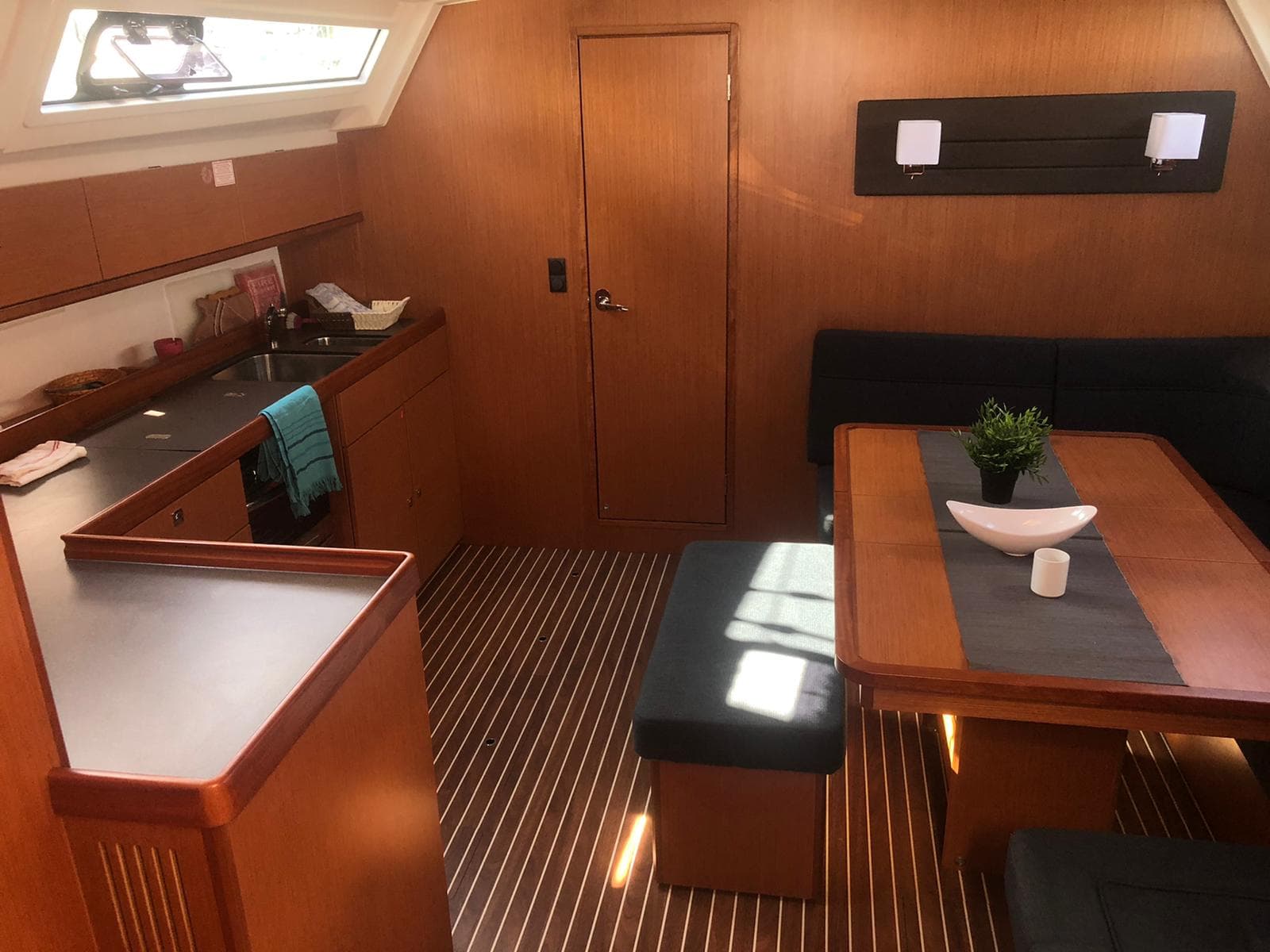 Boat interior