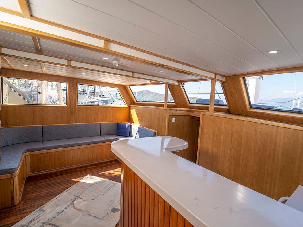 Boat interior