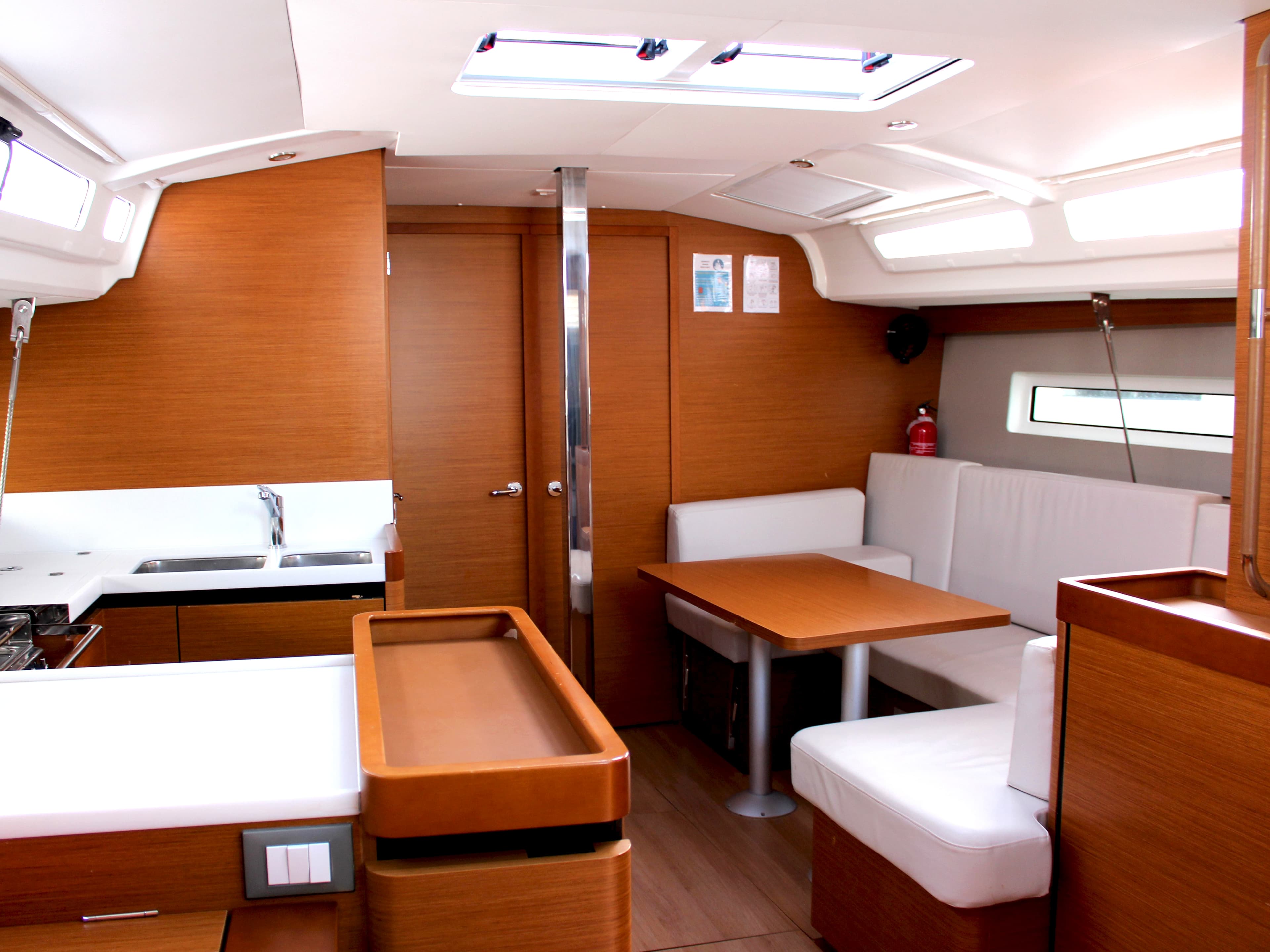 Boat interior