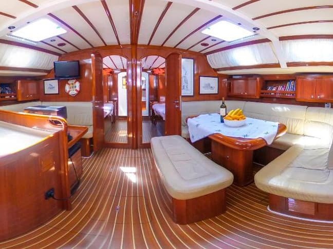 Boat interior
