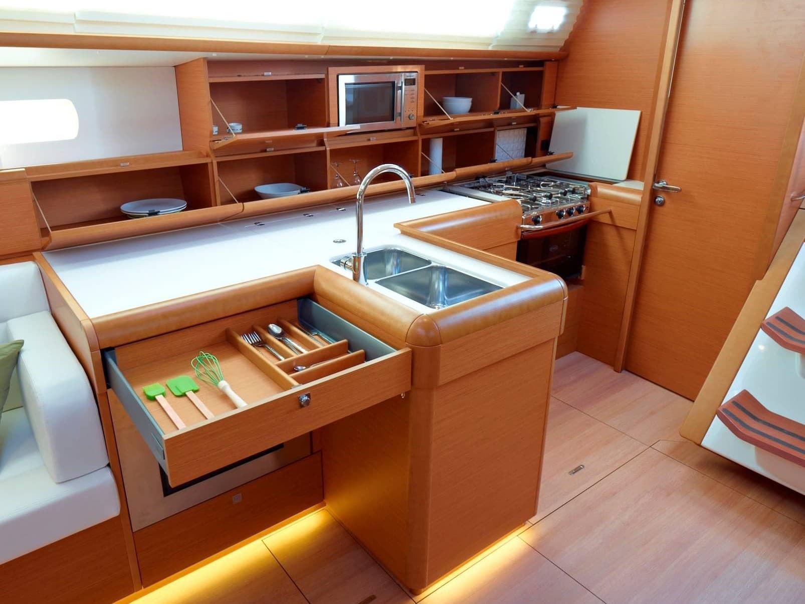 Boat interior