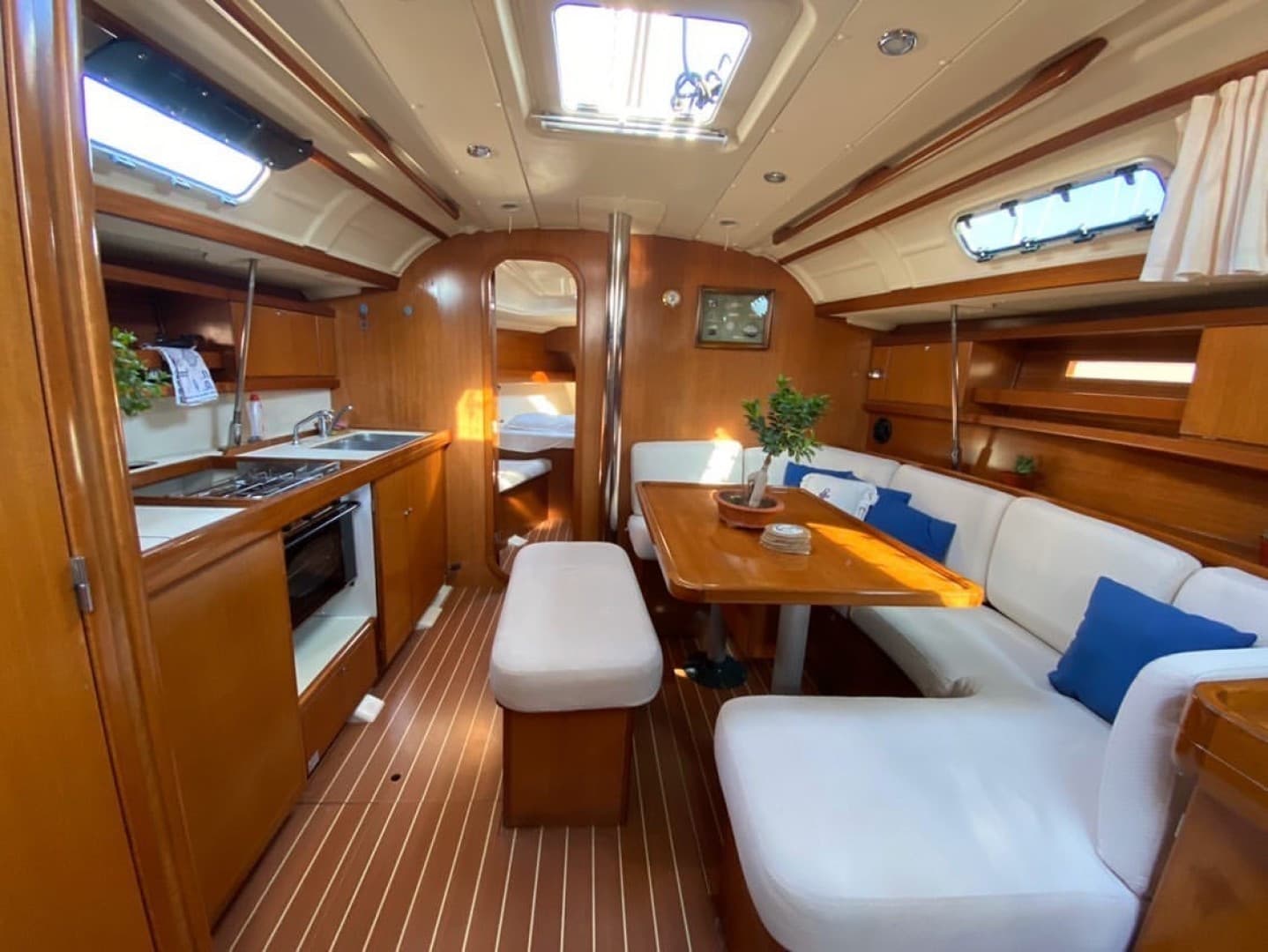 Boat interior