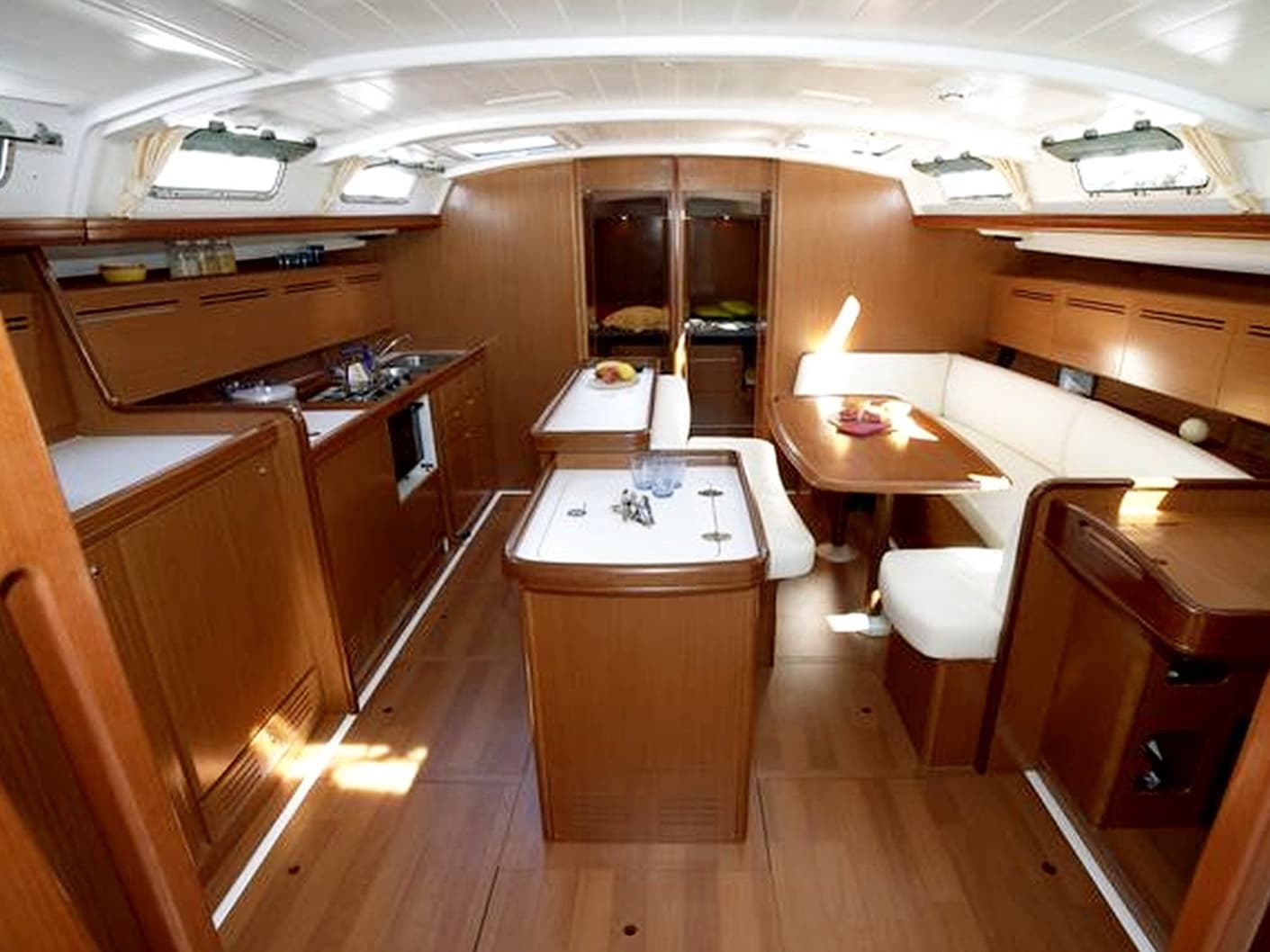 Boat interior
