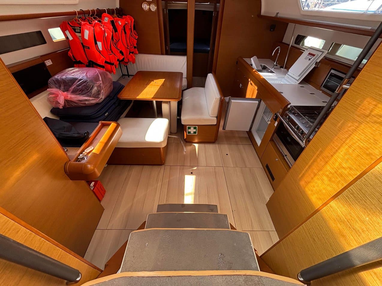 Boat interior