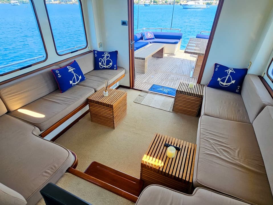 Boat interior